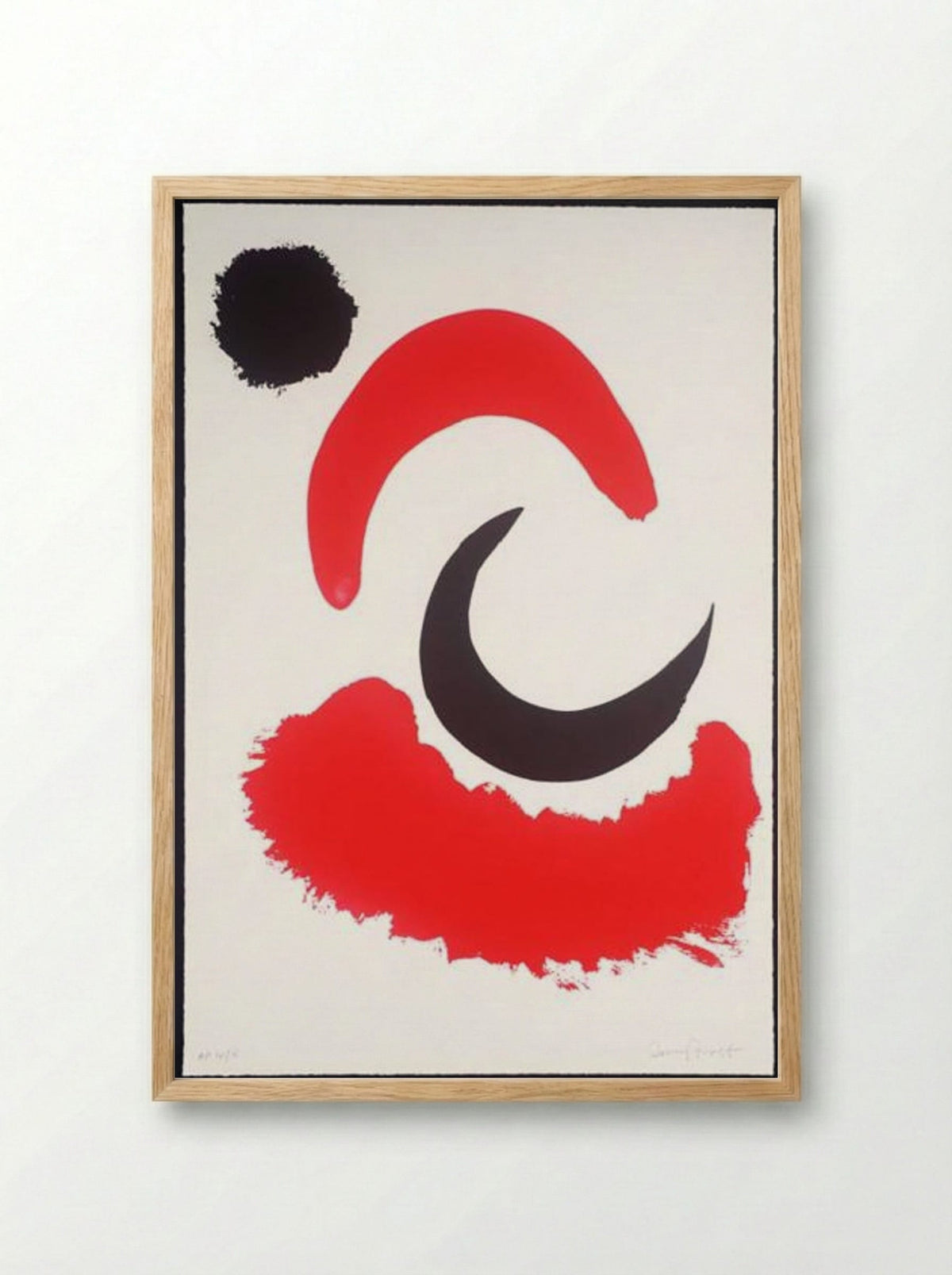 The Moon Rising - Terry Frost - Framed Print Wood