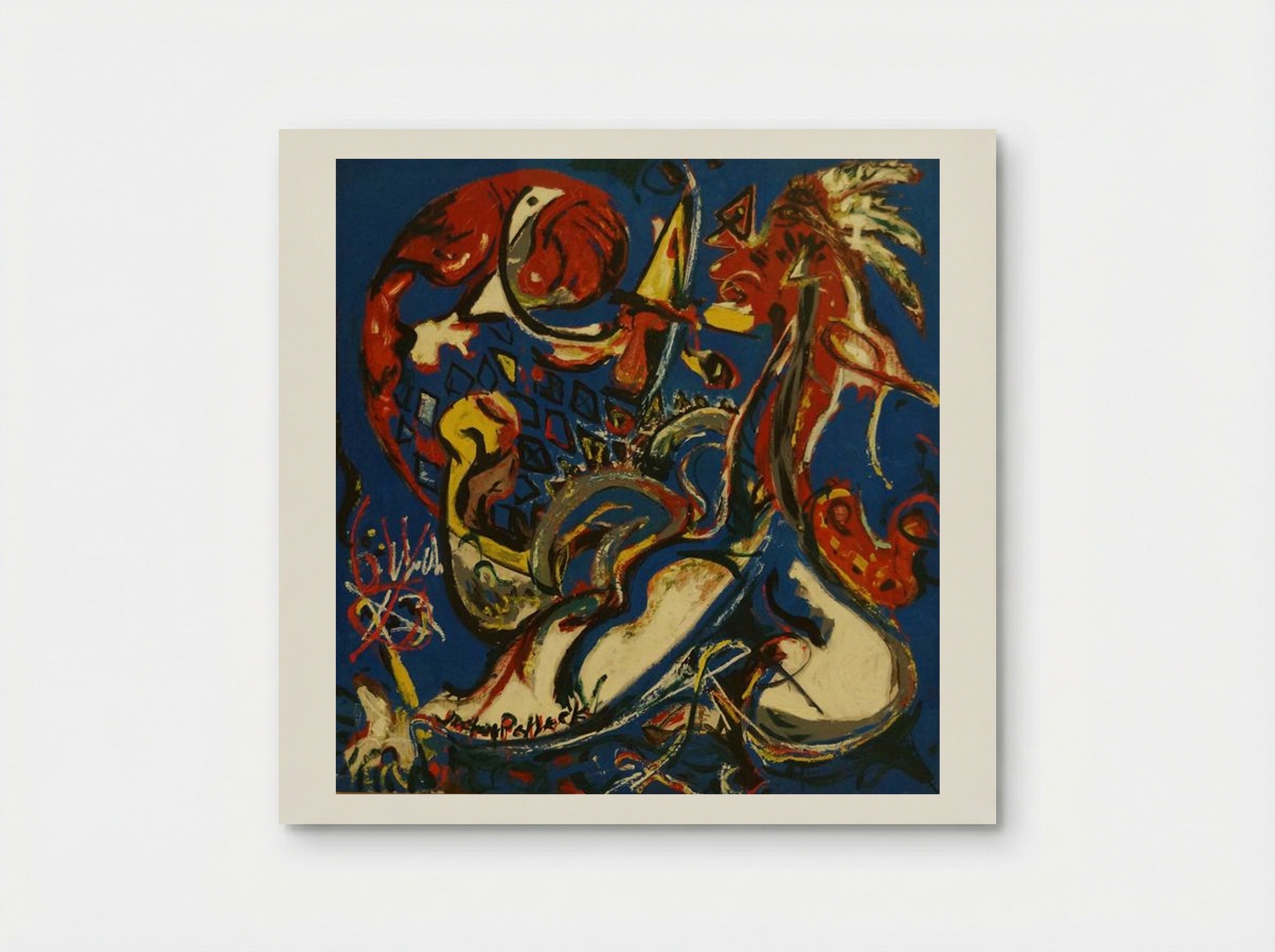 The Moon-Woman Cuts the Circle - Jackson Pollock - Poster