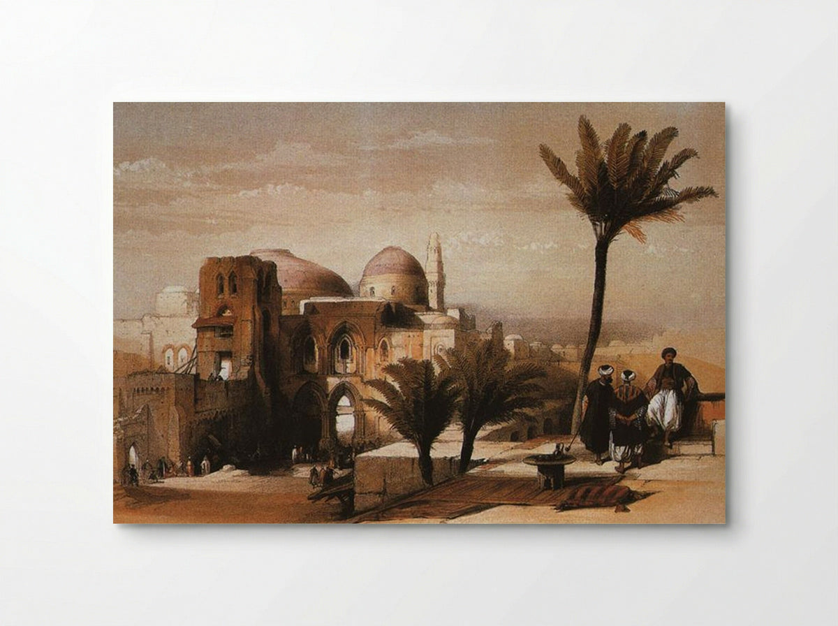 The Mosque of Omar, Jerusalem - David Roberts - Poster