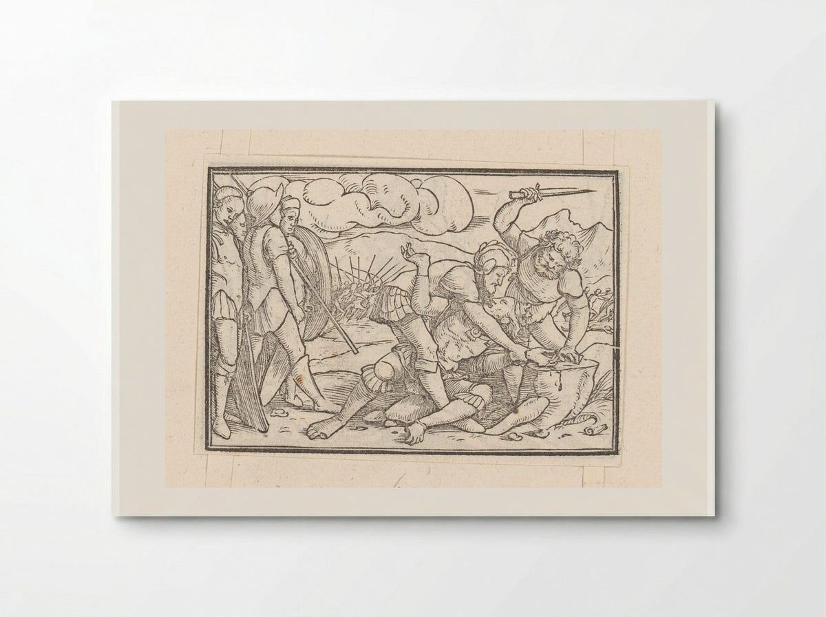 The Mutilation of Adonibezek - Veit Rudolf Specklin - Poster