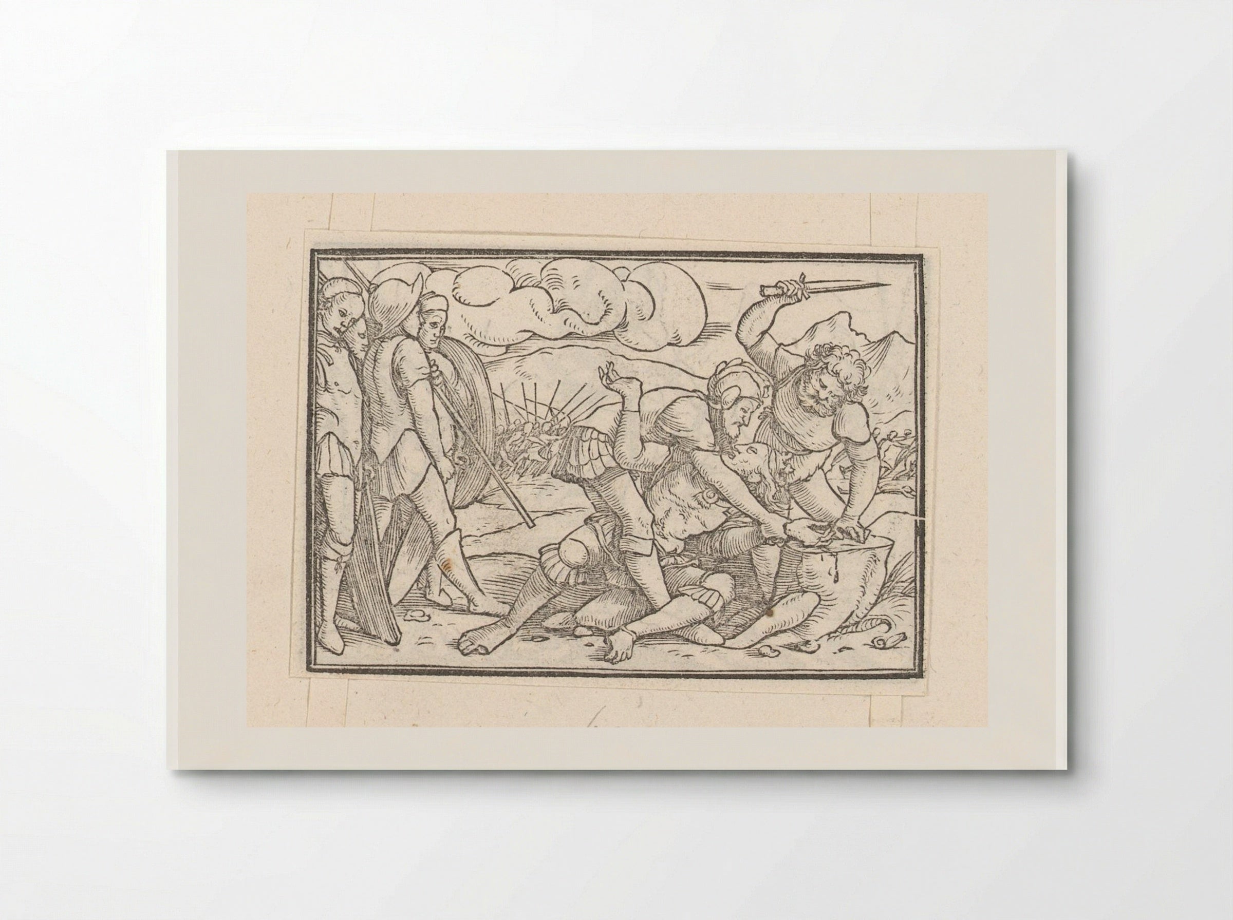 The Mutilation of Adonibezek - Veit Rudolf Specklin - Poster