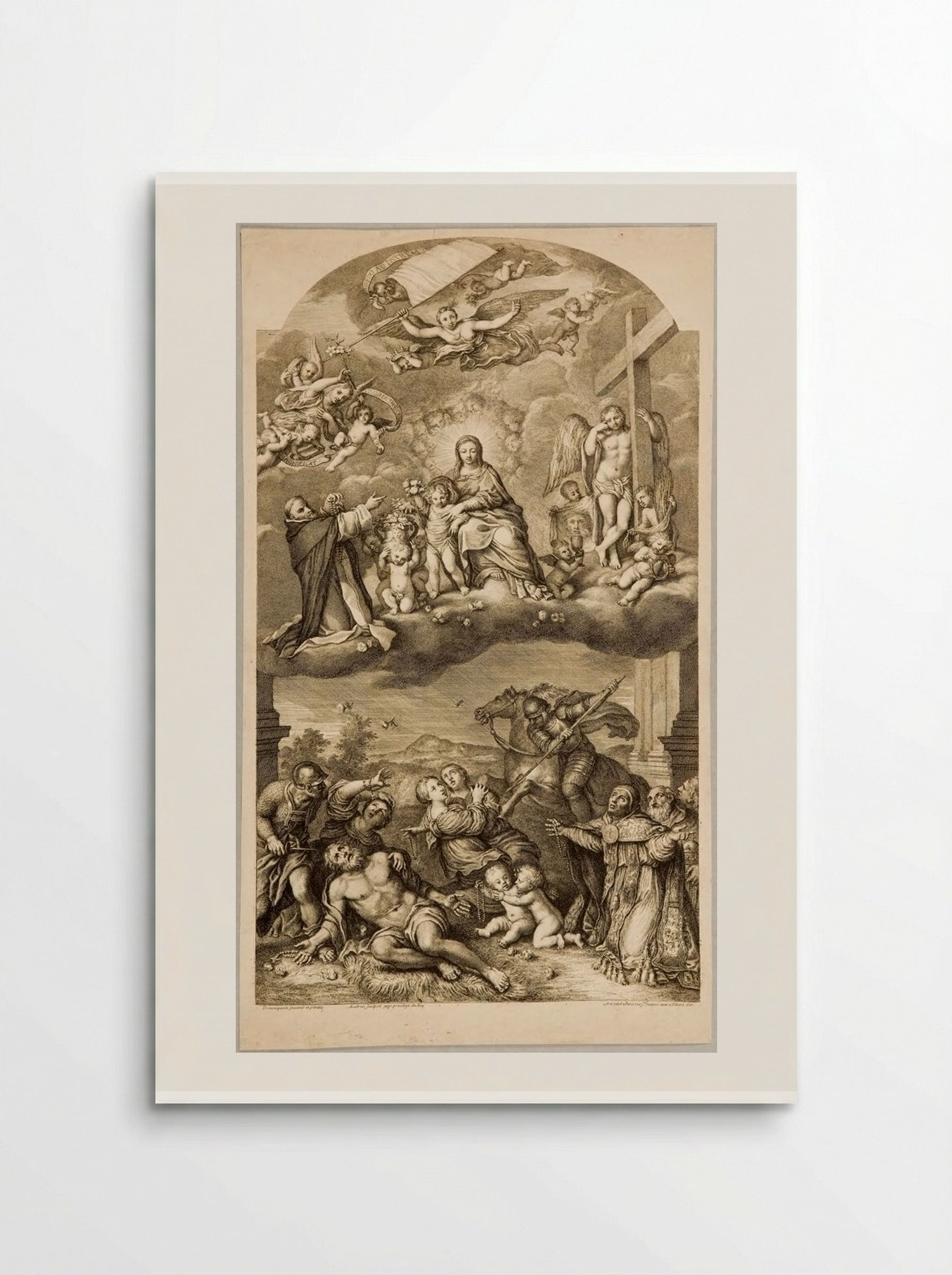 The Mysteries of the Rosary - Gérard Audran - Poster