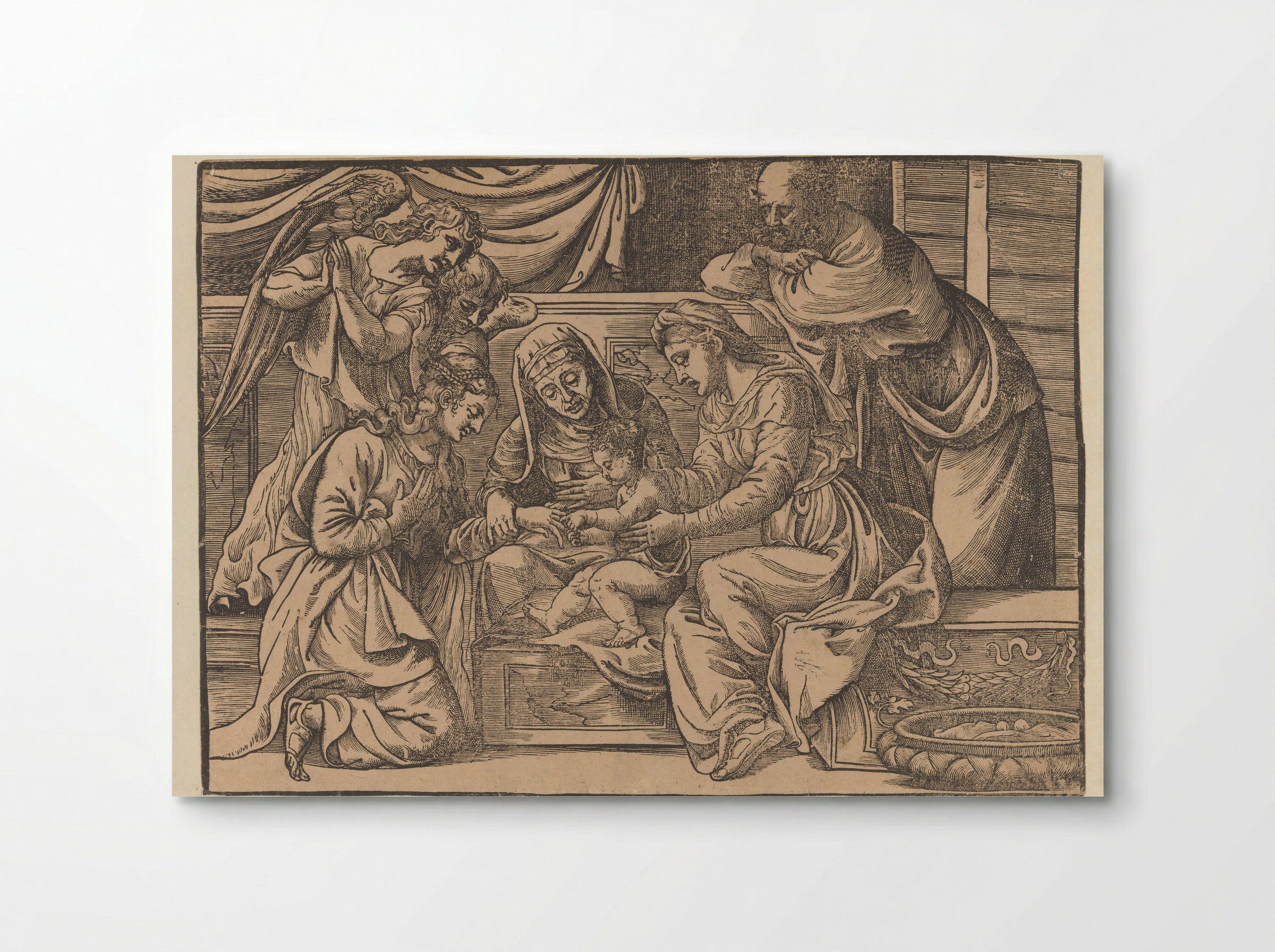 The Mystic Marriage of Saint Catherine - Nicolò Boldrini - Poster