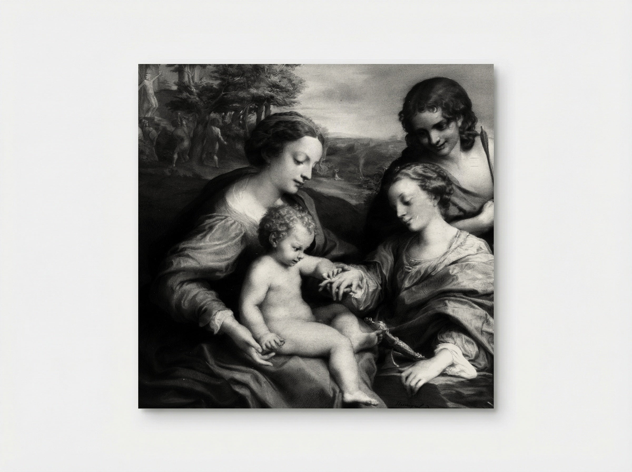 The Mystic Marriage of St. Catherine of Alexandria - Antonio da Correggio - Poster