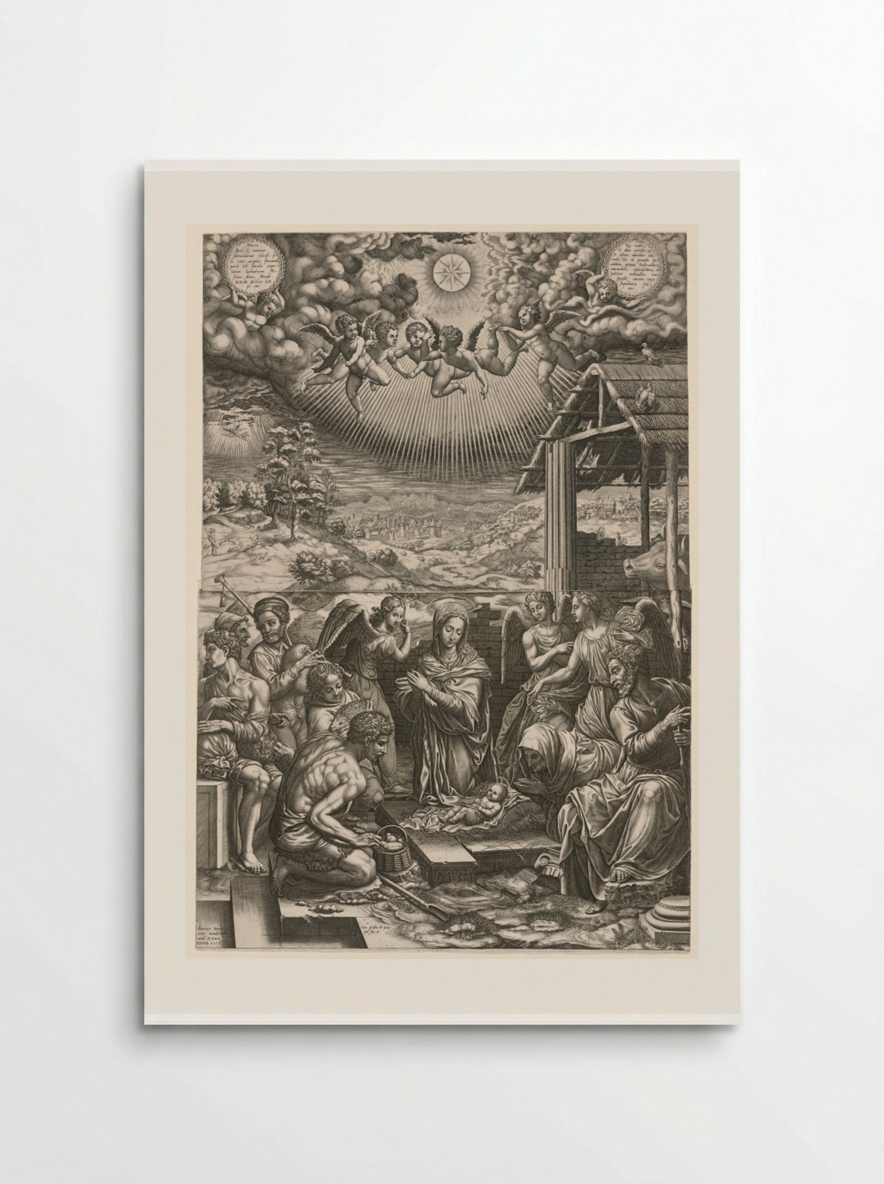 The Nativity - Giorgio Ghisi - Poster