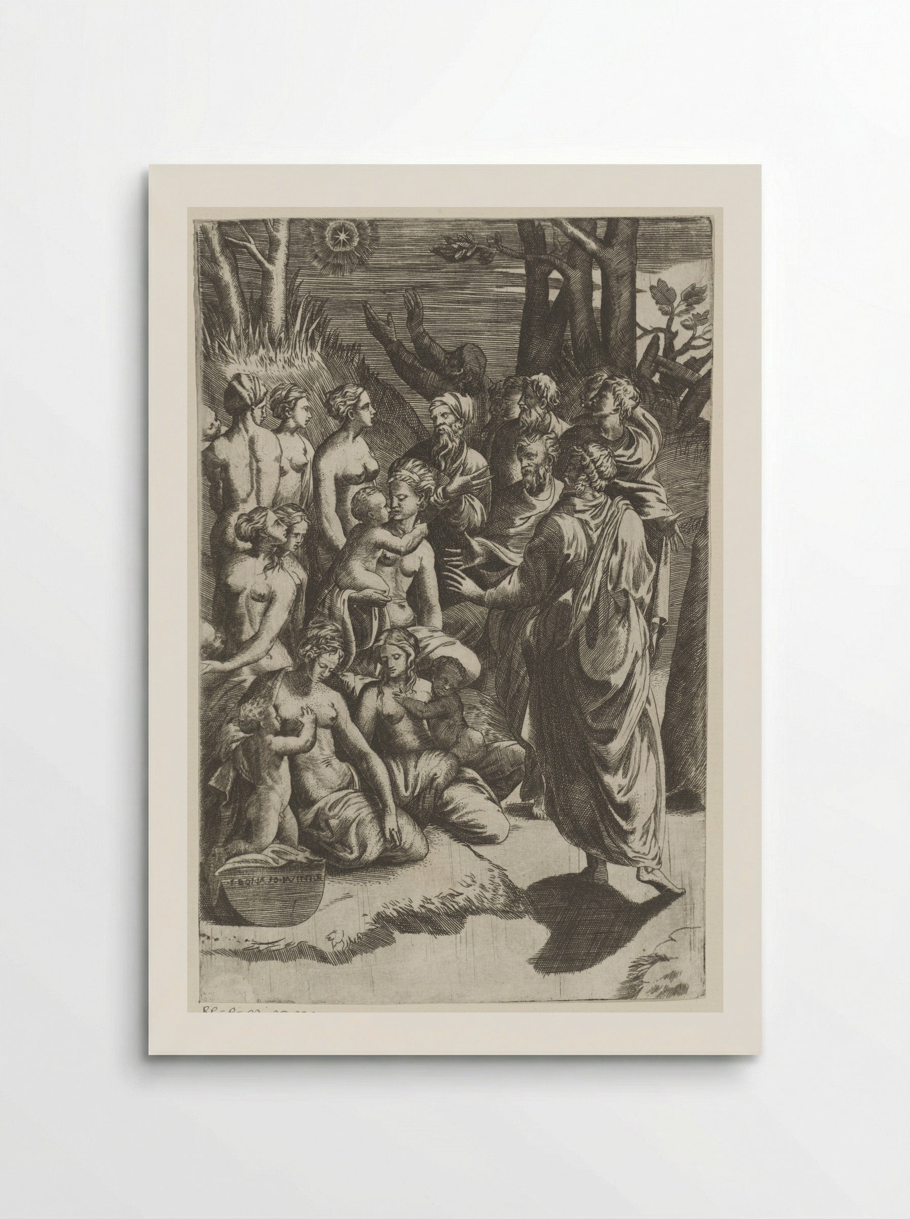The Nativity - Giulio Bonasone - Poster