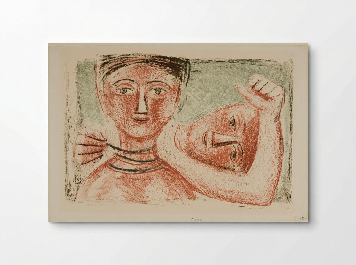 The Necklace - Massimo Campigli - Poster