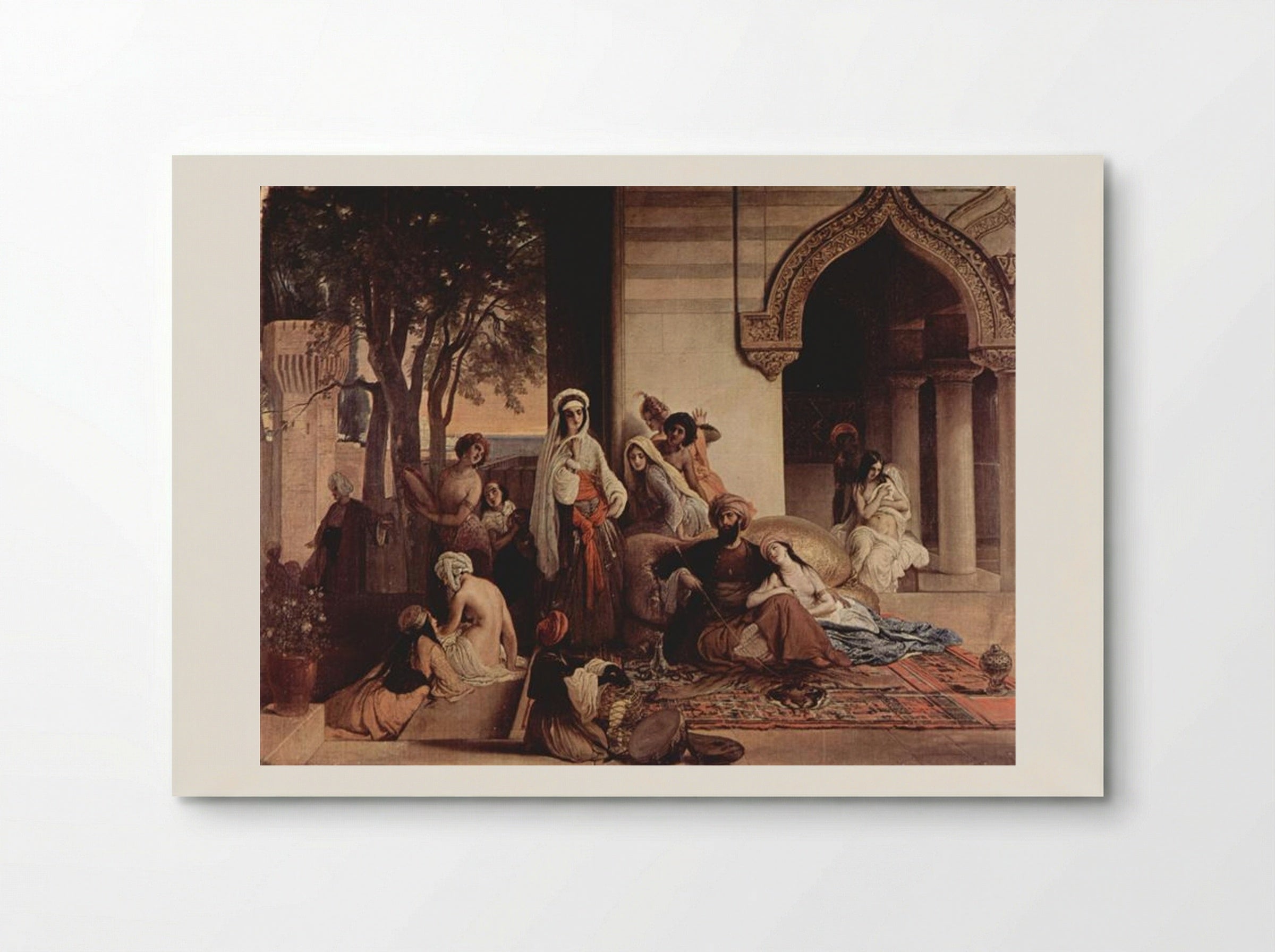 The New Favourite (Harem Scene) - Francesco Hayez - Poster