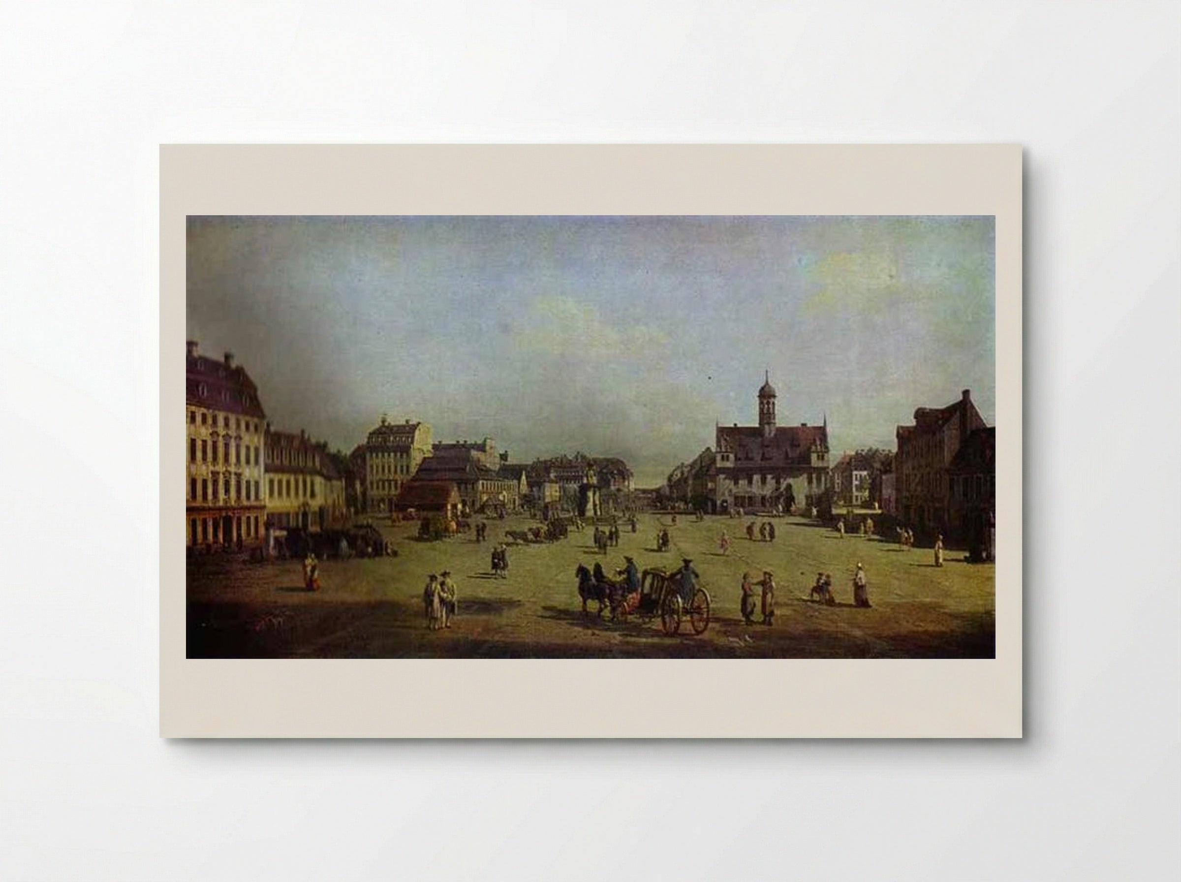 The New Market Square in Dresden - Bernardo Bellotto - Poster