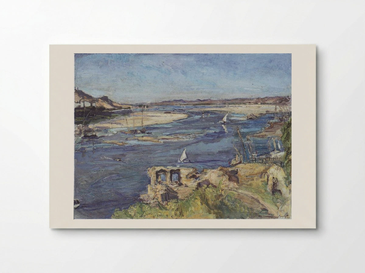 The Nile at Aswan - Max Slevogt - Poster