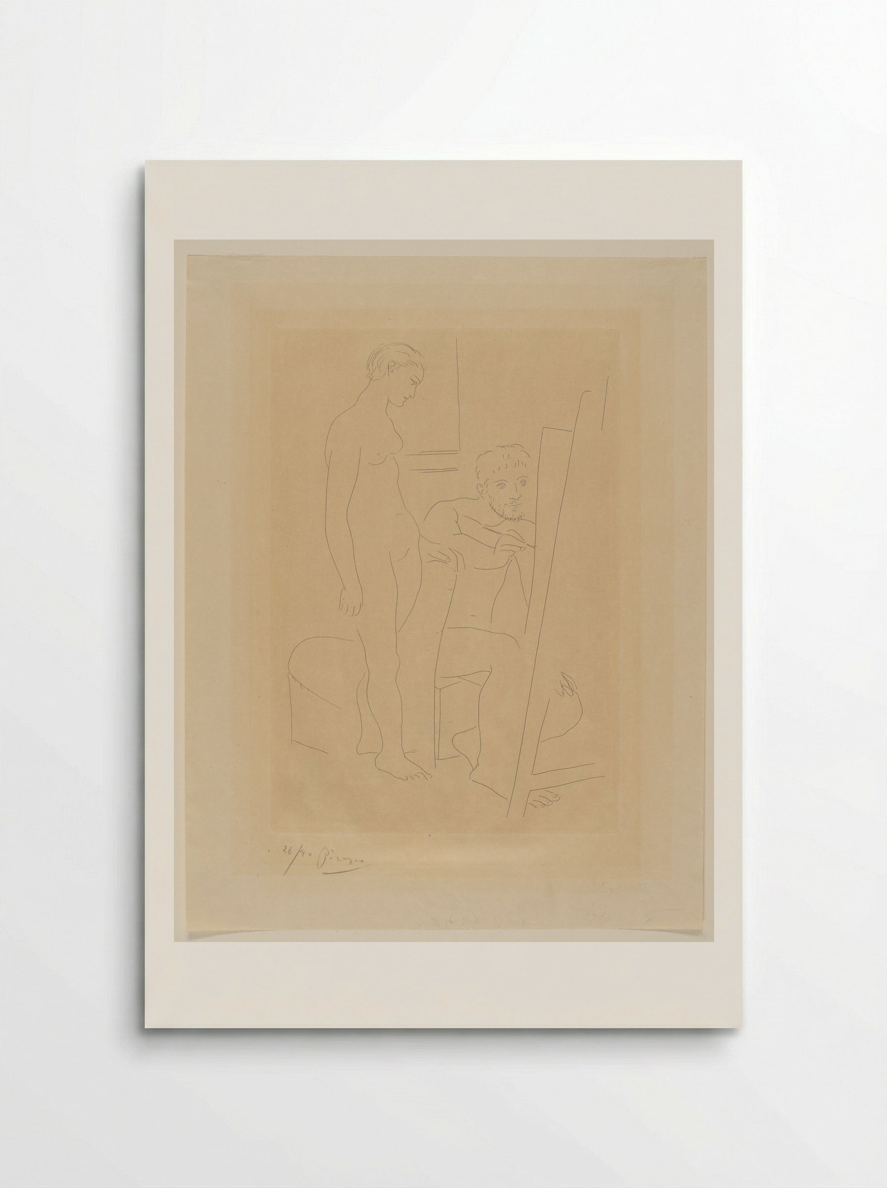 The Nude Model - Pablo Picasso - Poster