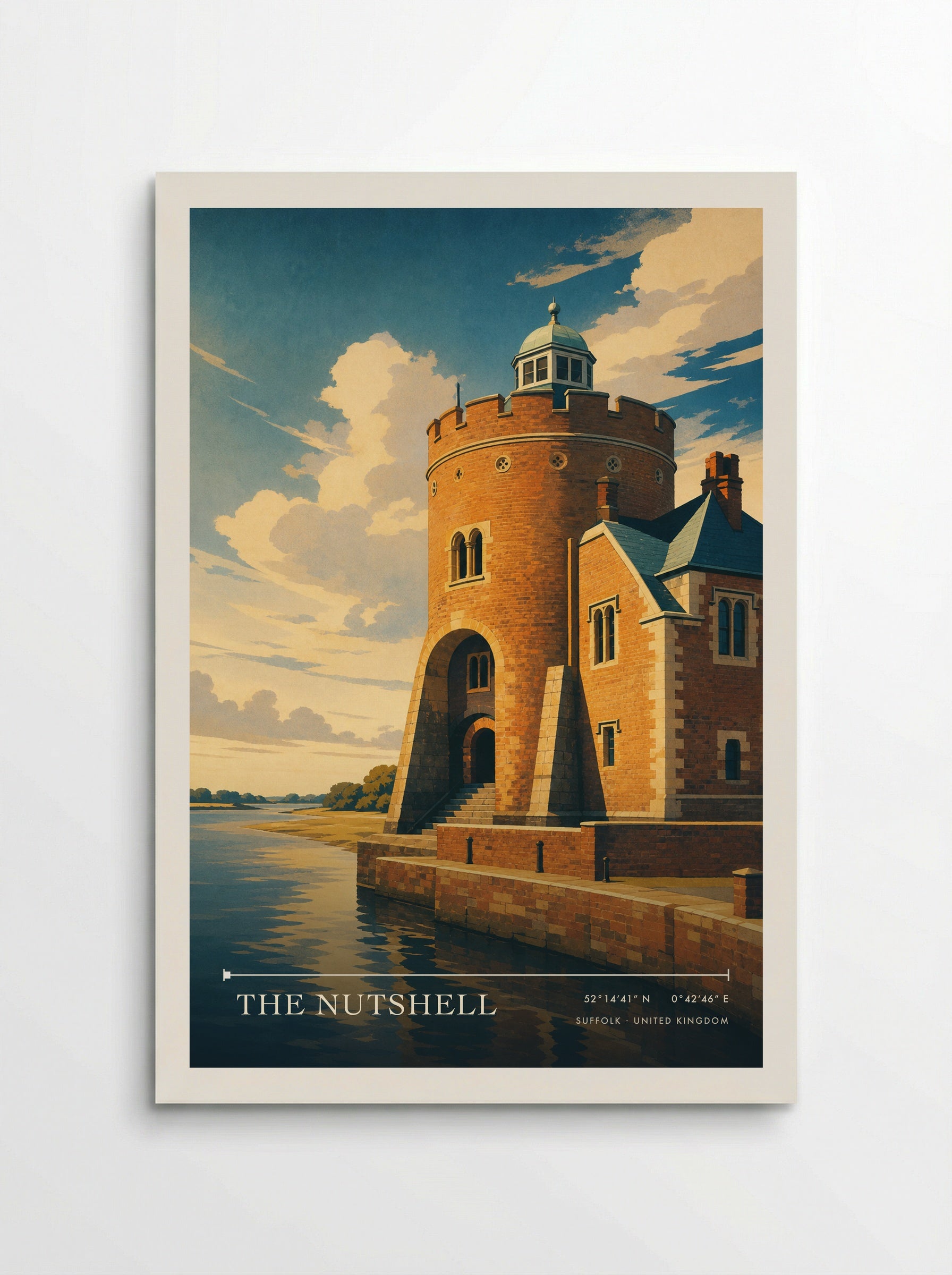 The Nutshell Suffolk United Kingdom Travel Poster - Poster