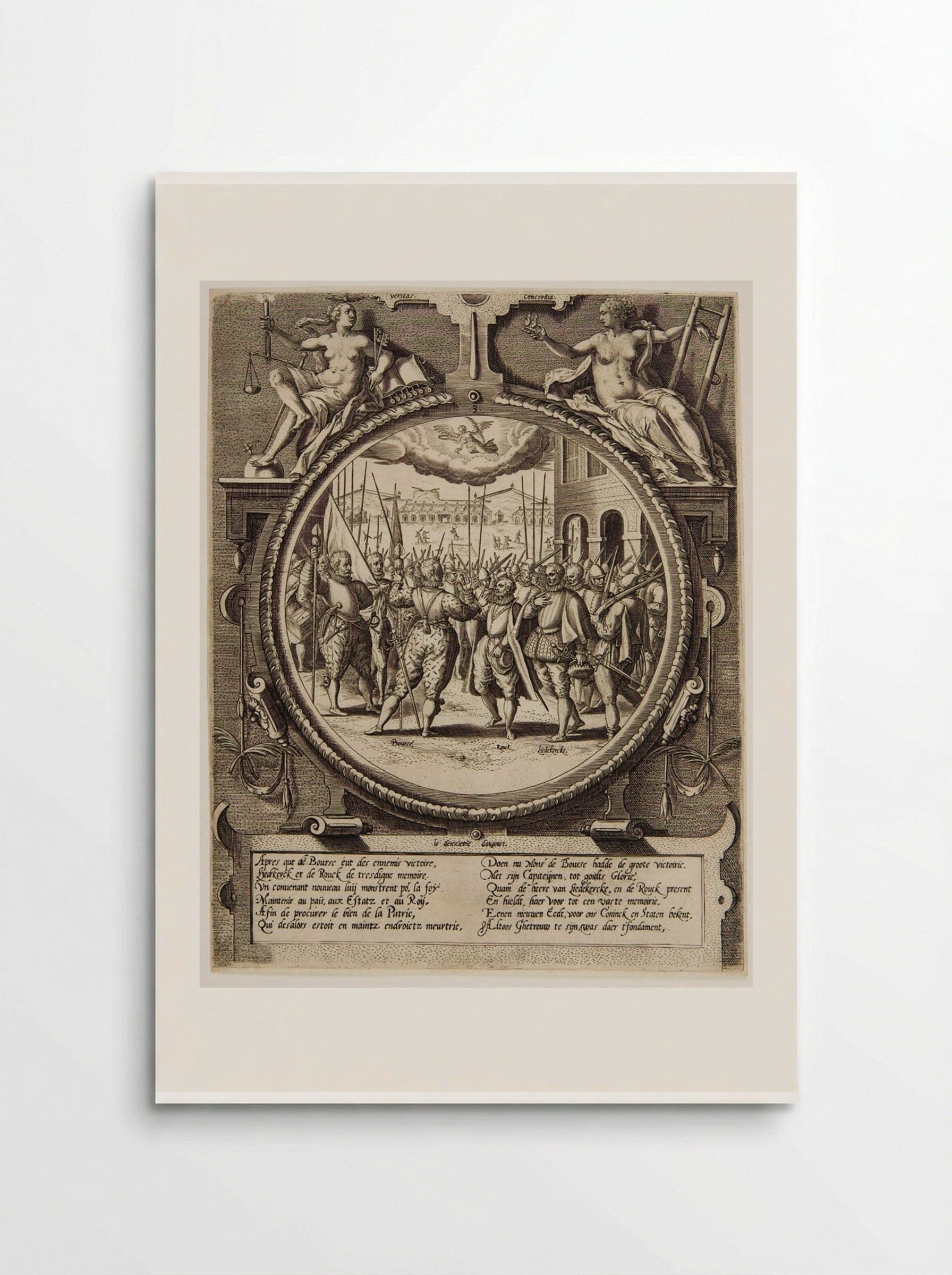 The Oath of Allegiance to the States General - Johannes Wierix - Poster