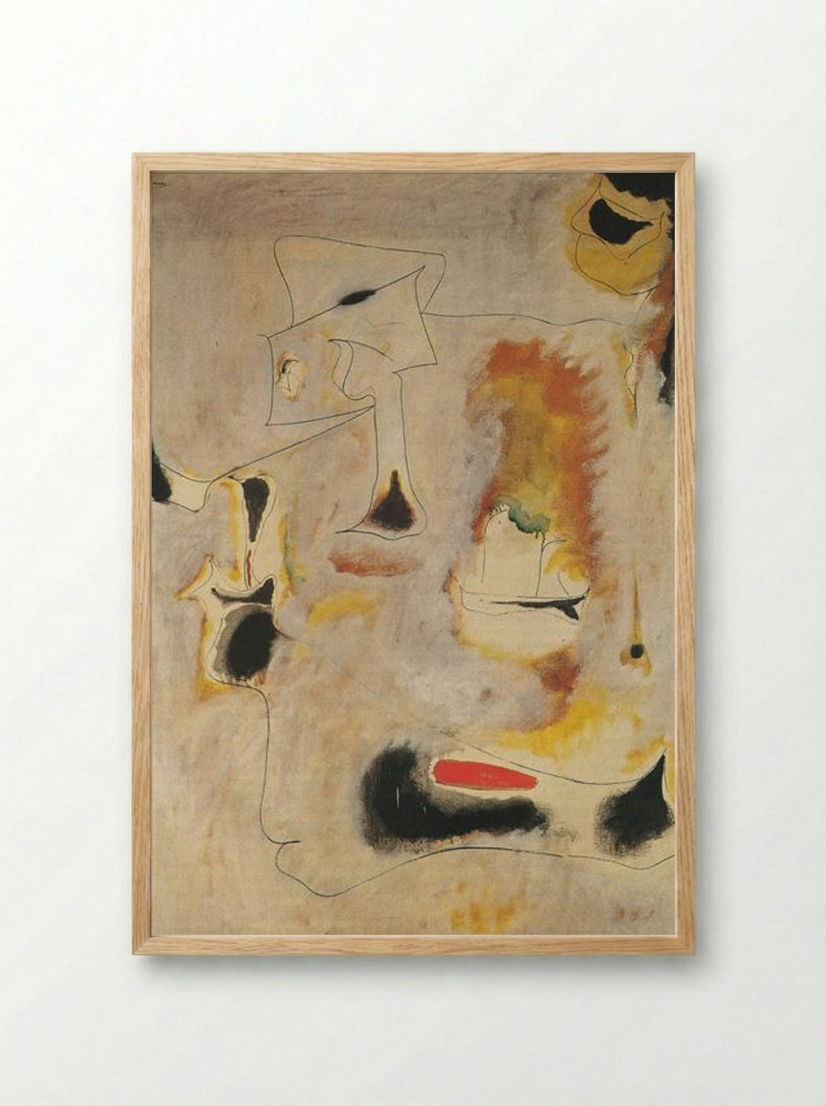 The Observer - Arshile Gorky - Framed Print Wood