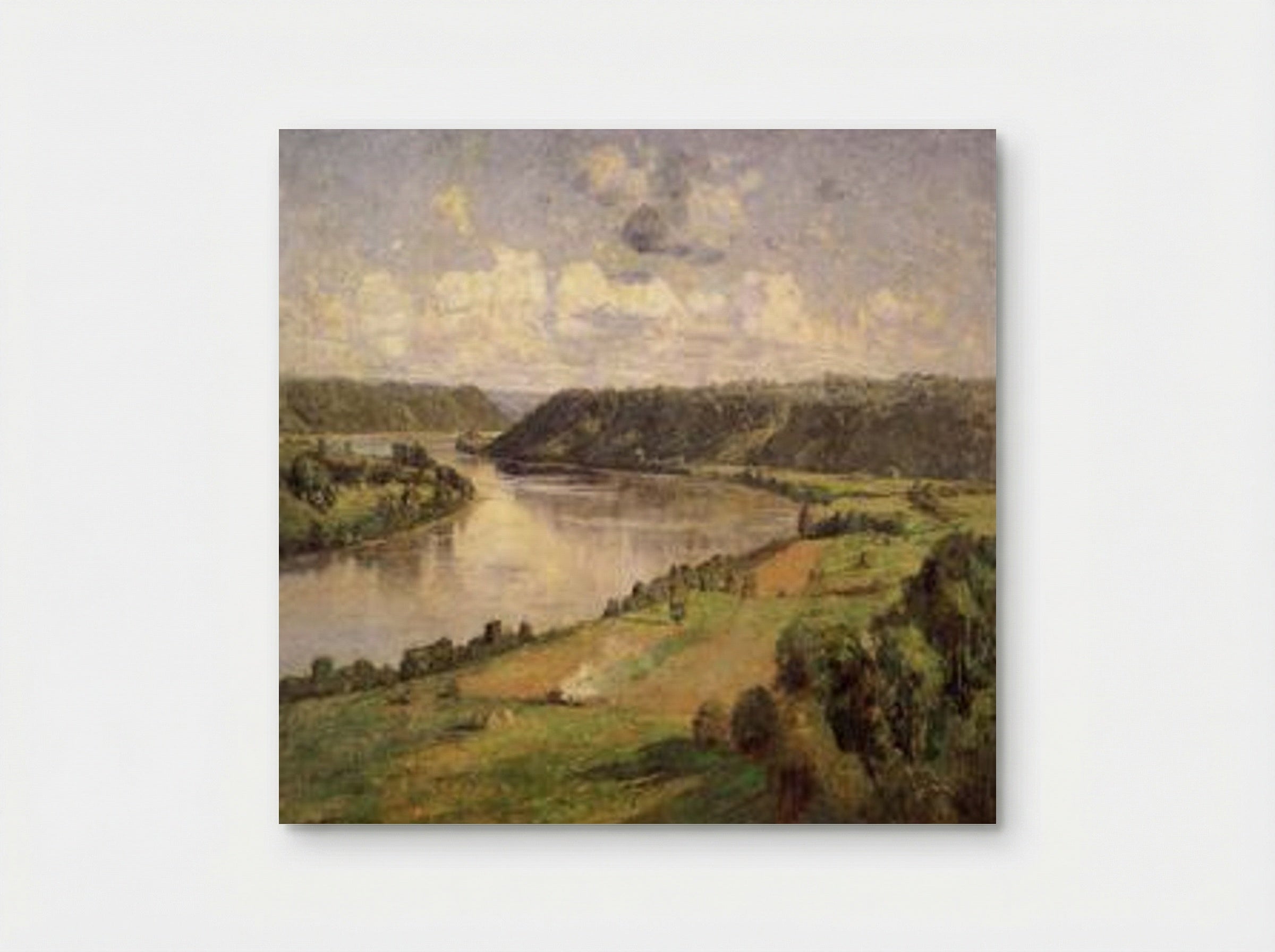 The Ohio River from the College Campus, Hanover - T. C. Steele - Poster