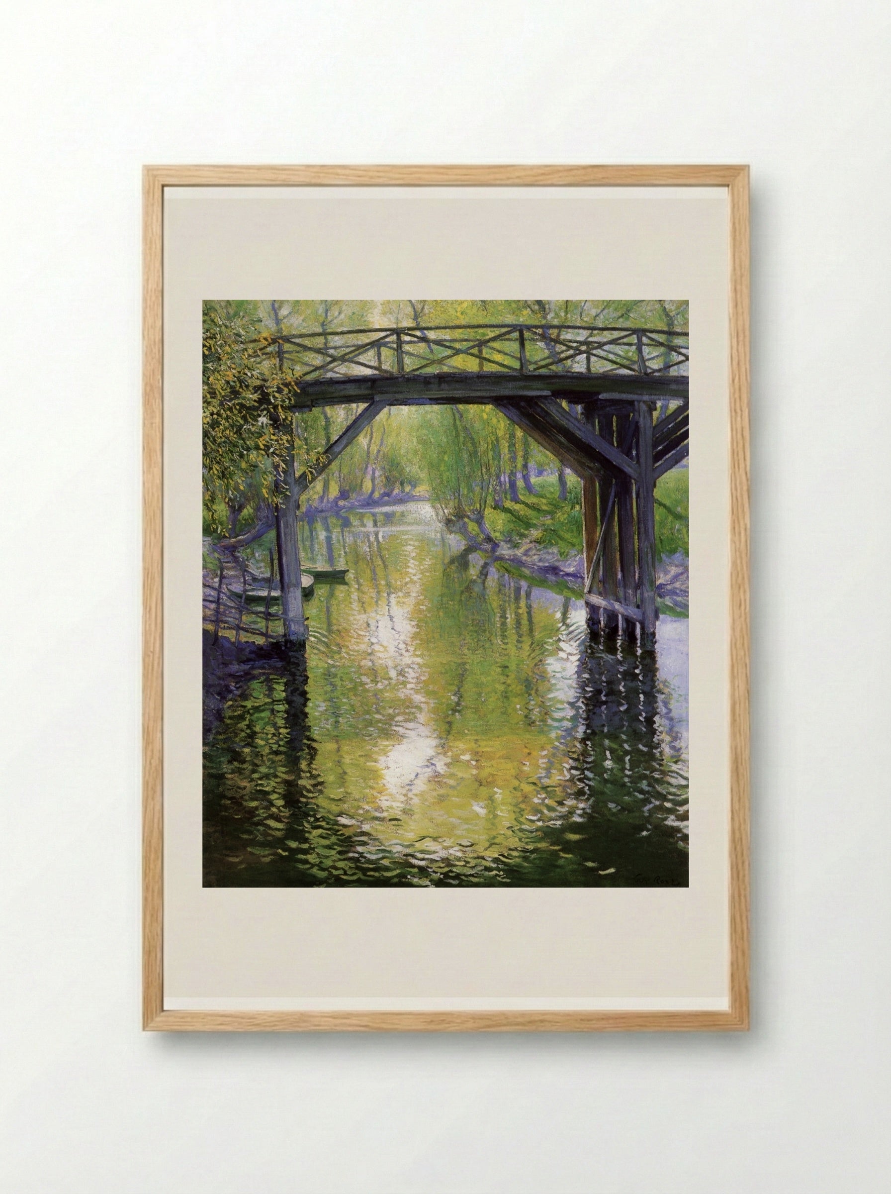 The Old Bridge, France - Guy Rose - Framed Print Wood