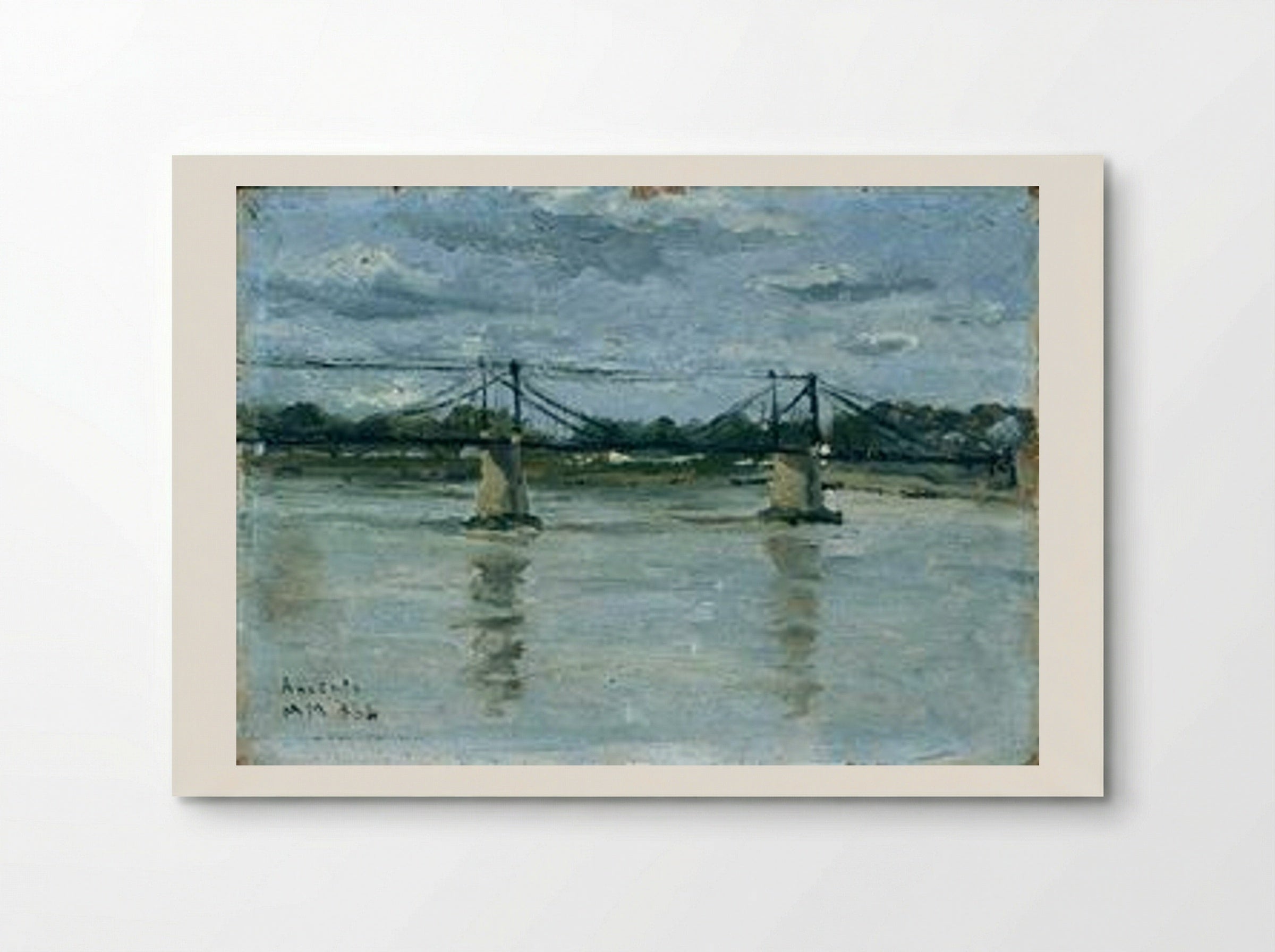 The Old Bridge in Ancenis - Maxime Maufra - Poster
