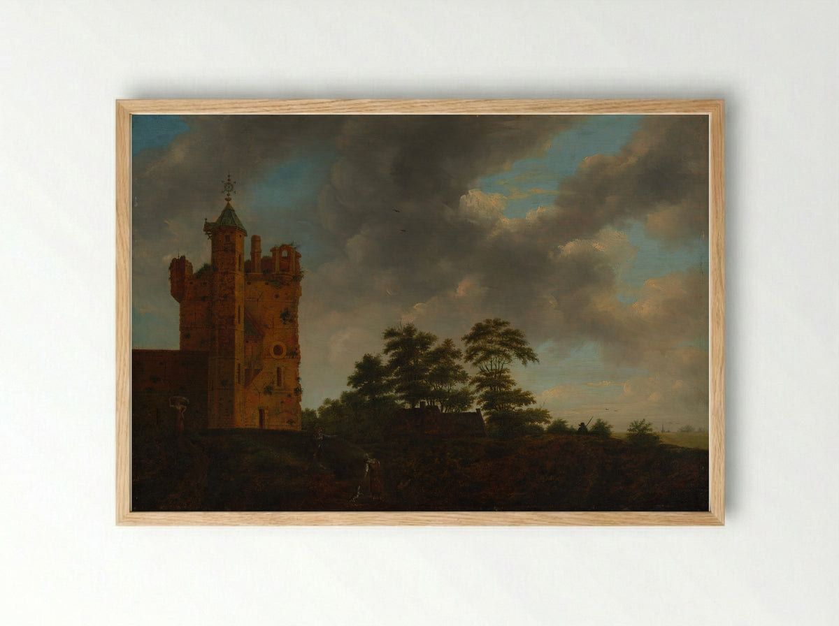 The Old Castle - Emanuel Murant - Framed Print Wood