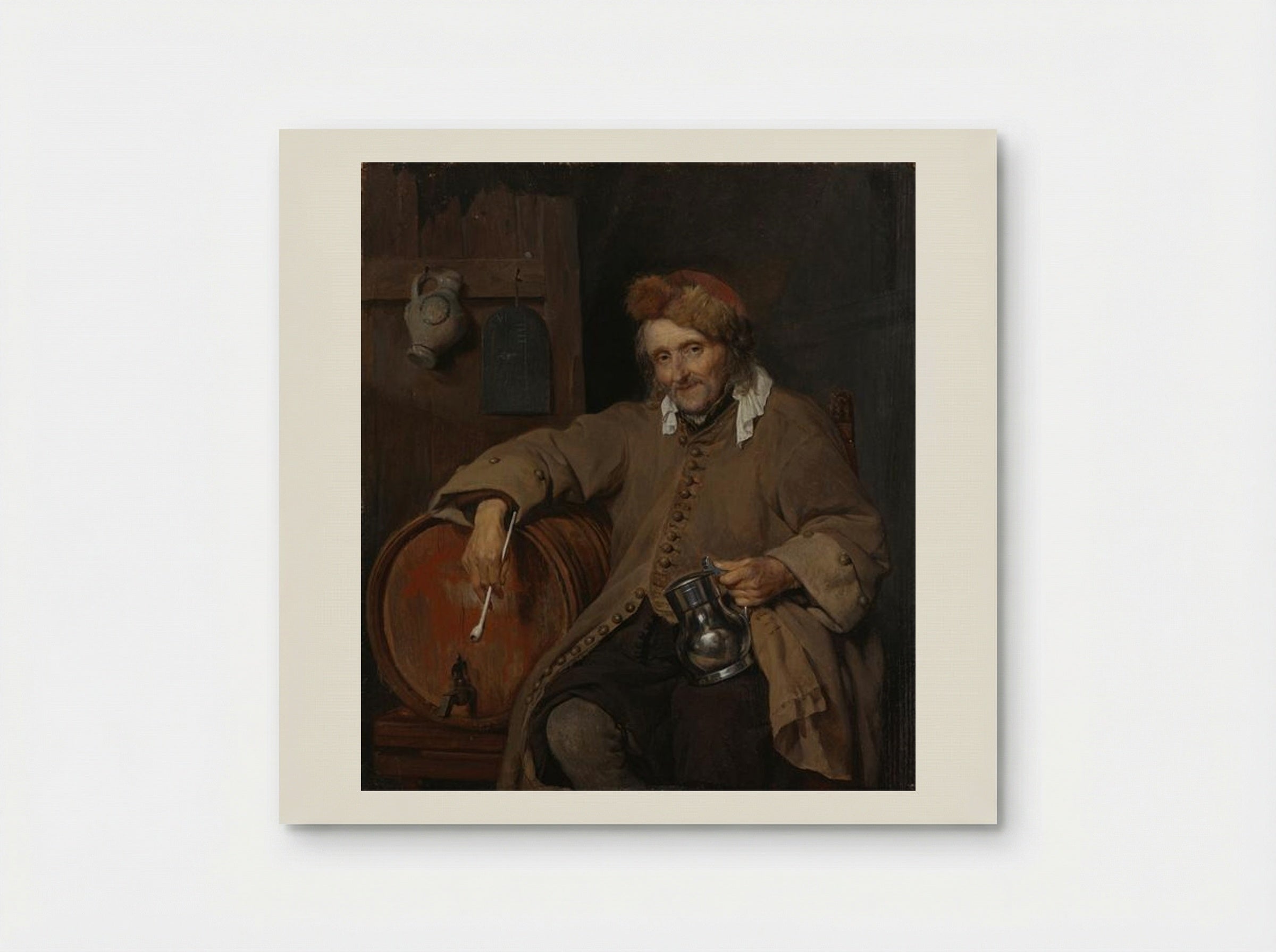 The Old Drinker - Gabriel Metsu - Poster