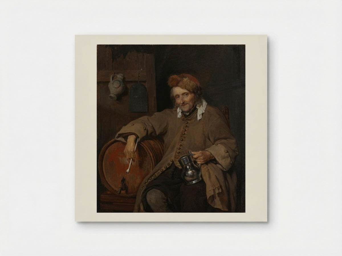 The Old Drinker - Gabriel Metsu - Poster