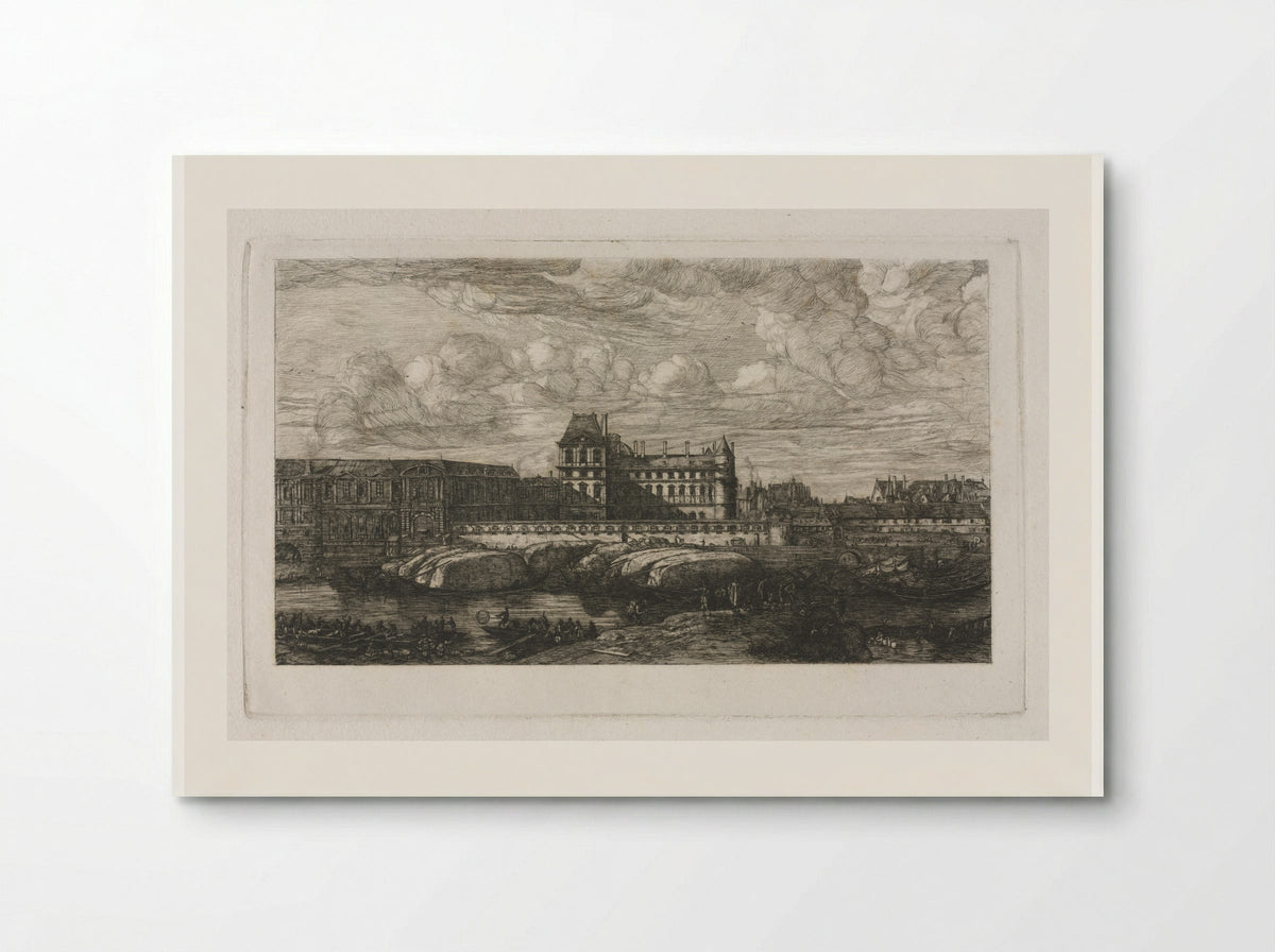 The Old Louvre - Charles Meryon - Poster