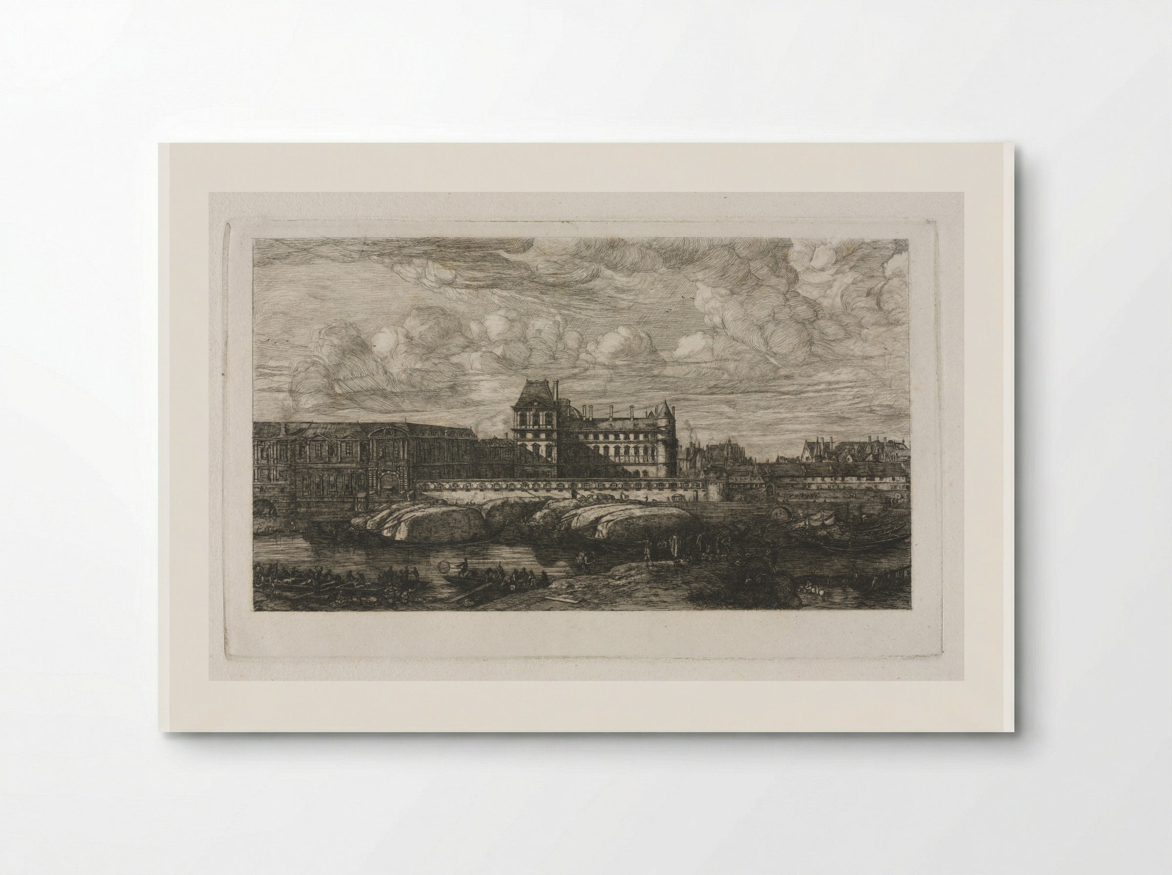 The Old Louvre - Charles Meryon - Poster