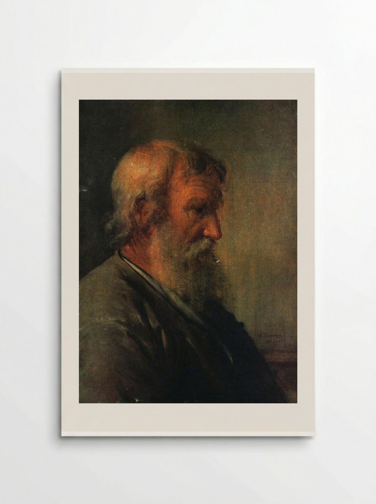 The Old Man Farmer - Vasily Tropinin - Poster