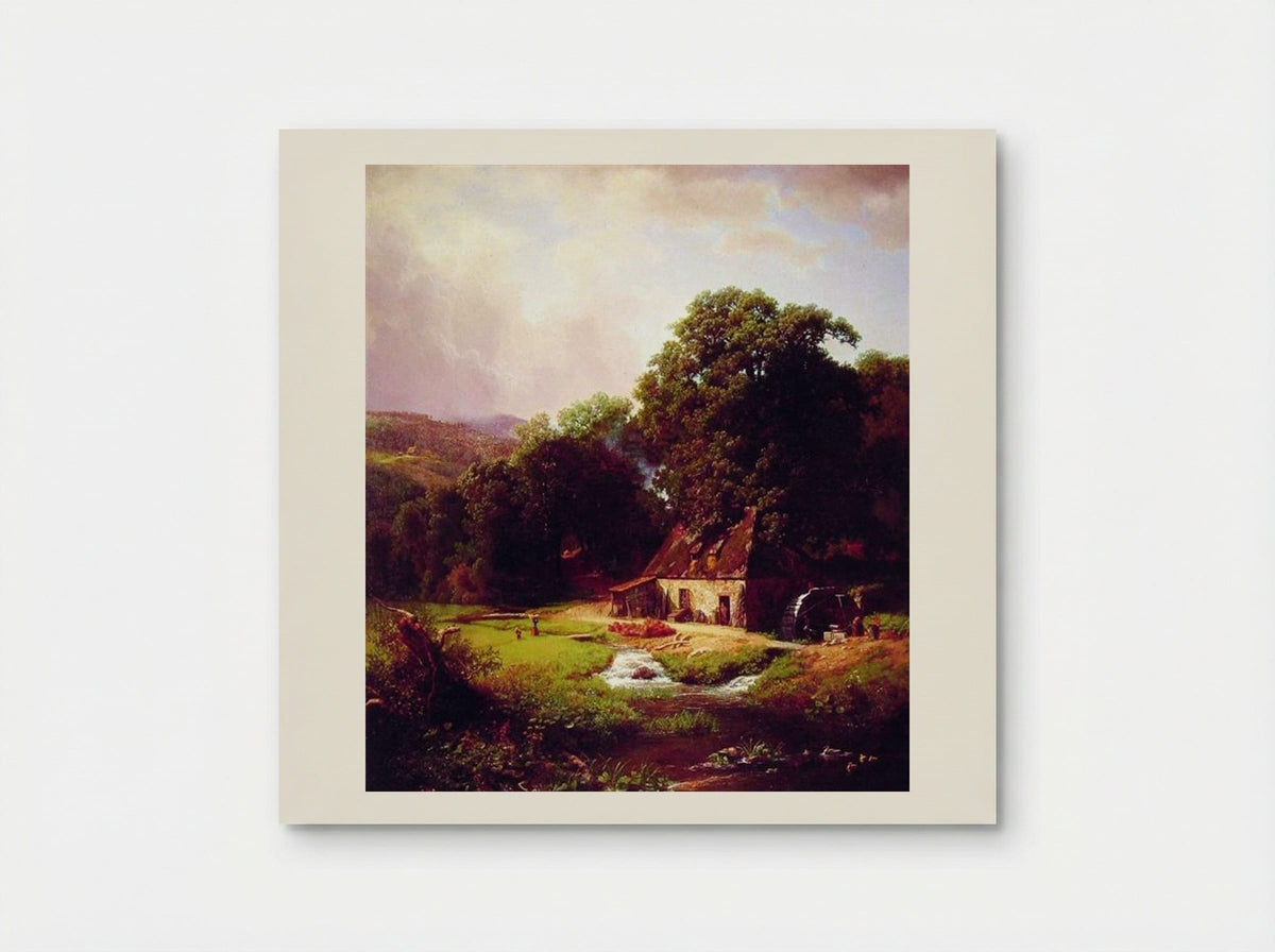 The Old Mill - Albert Bierstadt - Poster