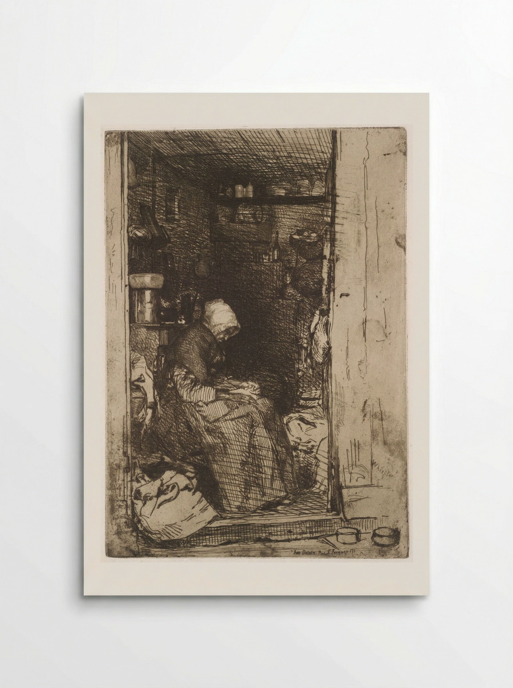 The Old Rag Picker - James Abbott McNeill Whistler - Poster