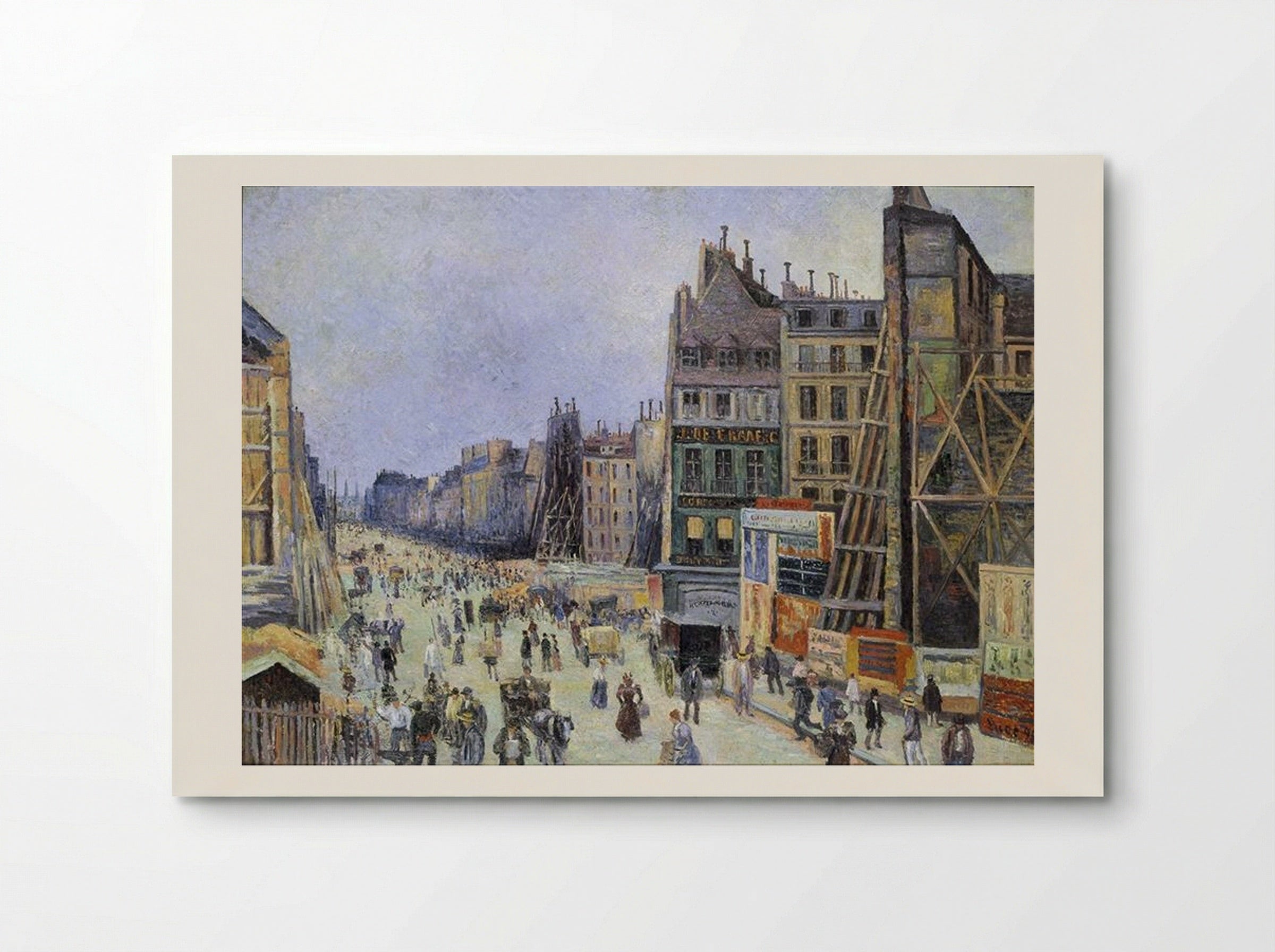 The Opening of Rue Réaumur - Maximilien Luce - Poster