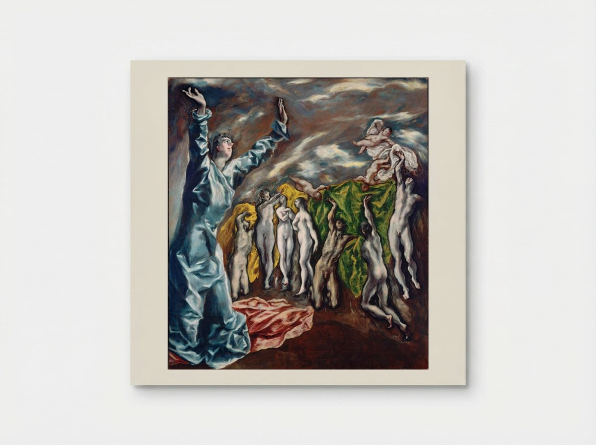 The Opening of the Fifth Seal - El Greco - Poster