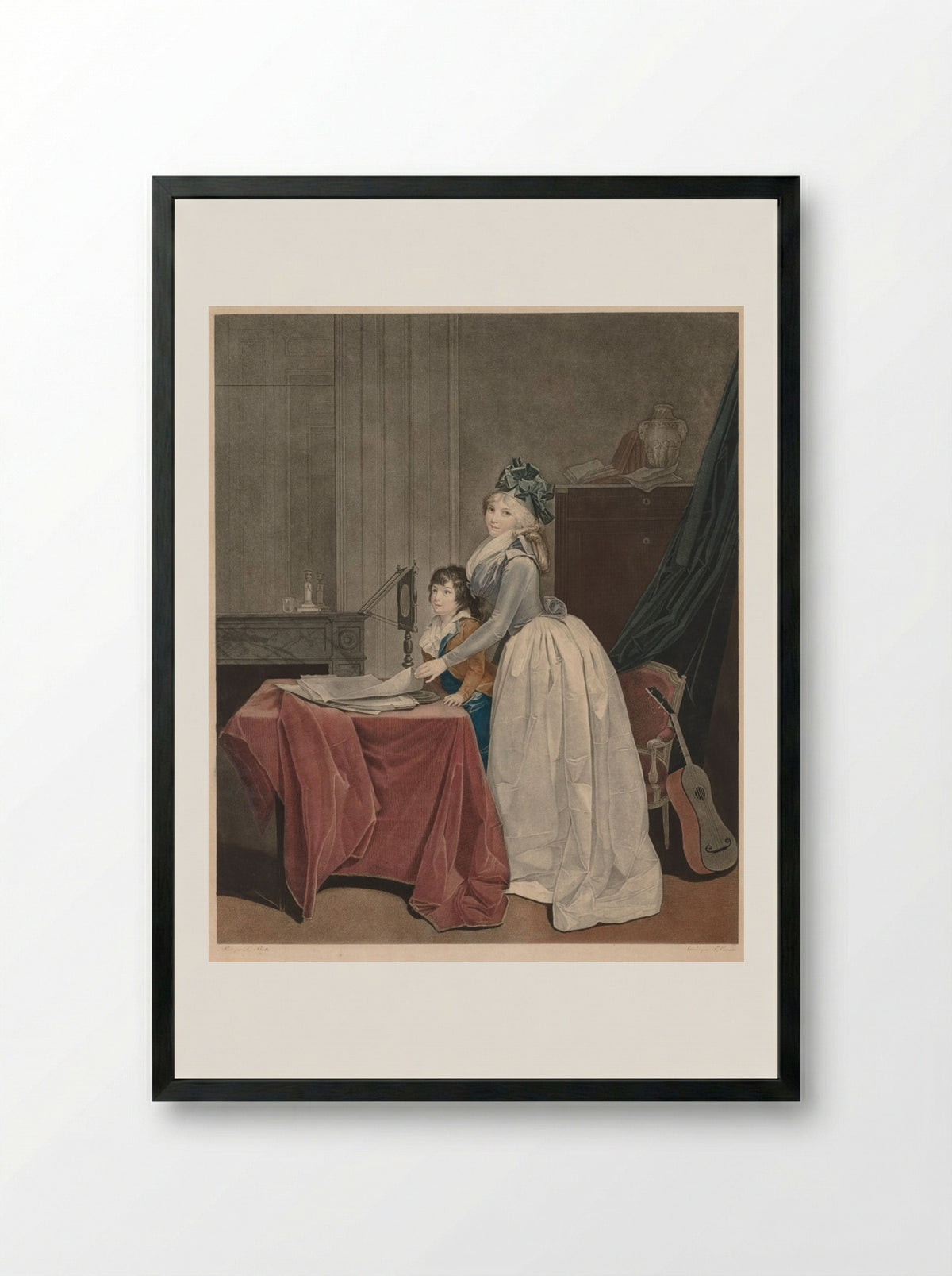 The Optical Viewer - Frédéric Cazenave - Framed Print Black