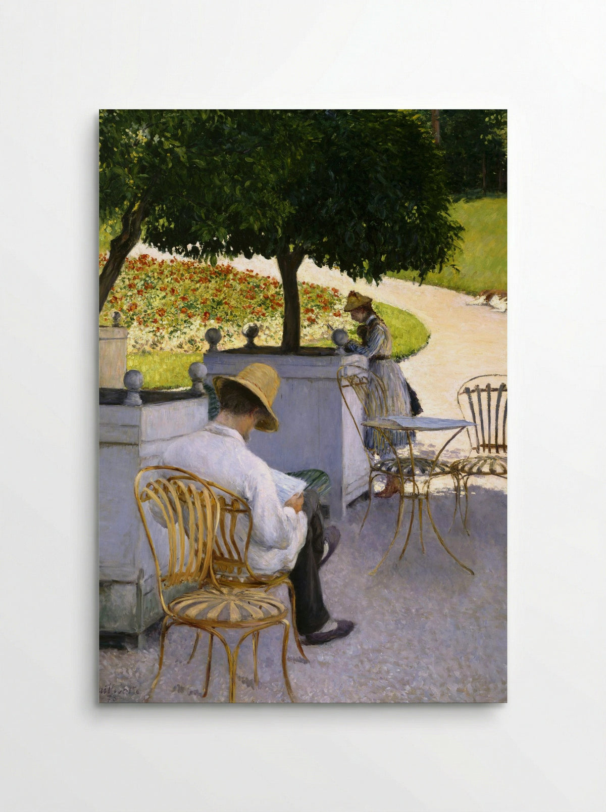 The Orange Trees - Gustave Caillebotte - Poster
