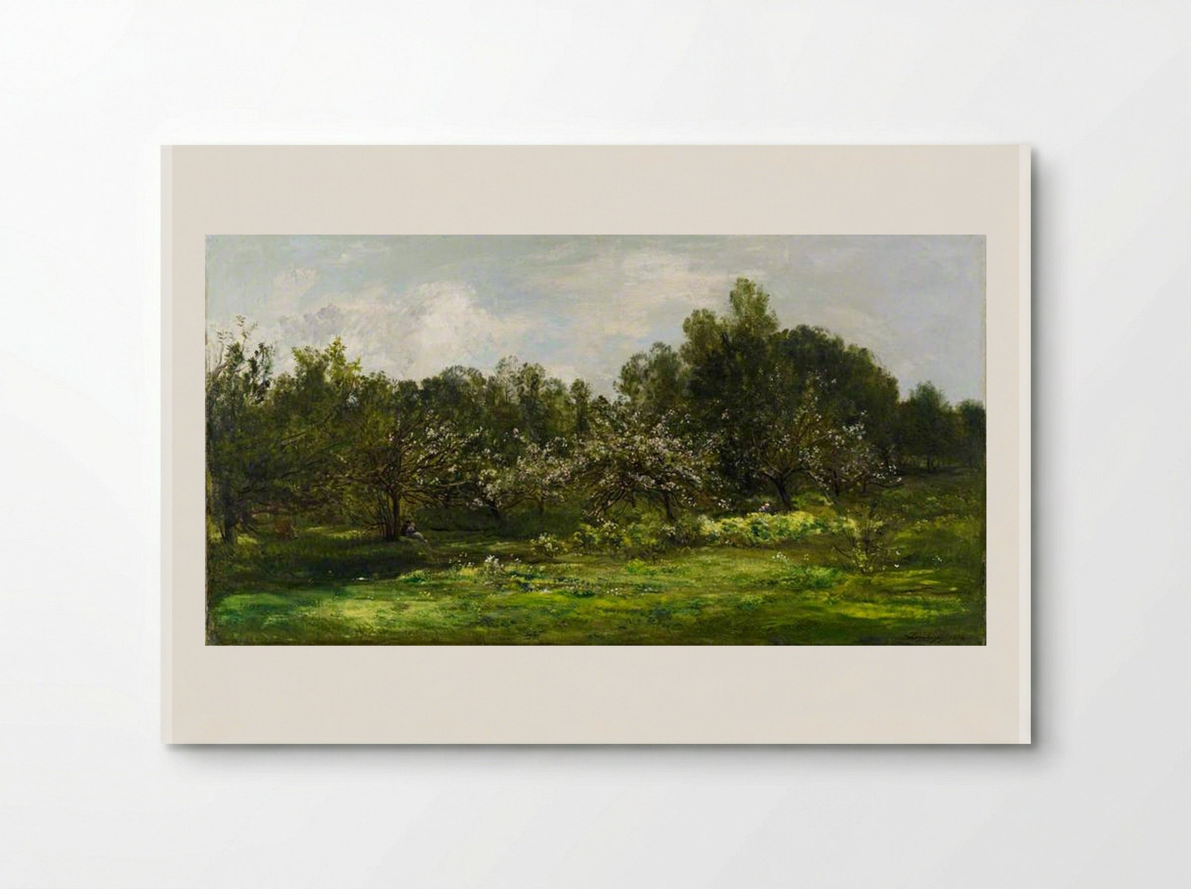 The Orchard - Charles-François Daubigny - Poster