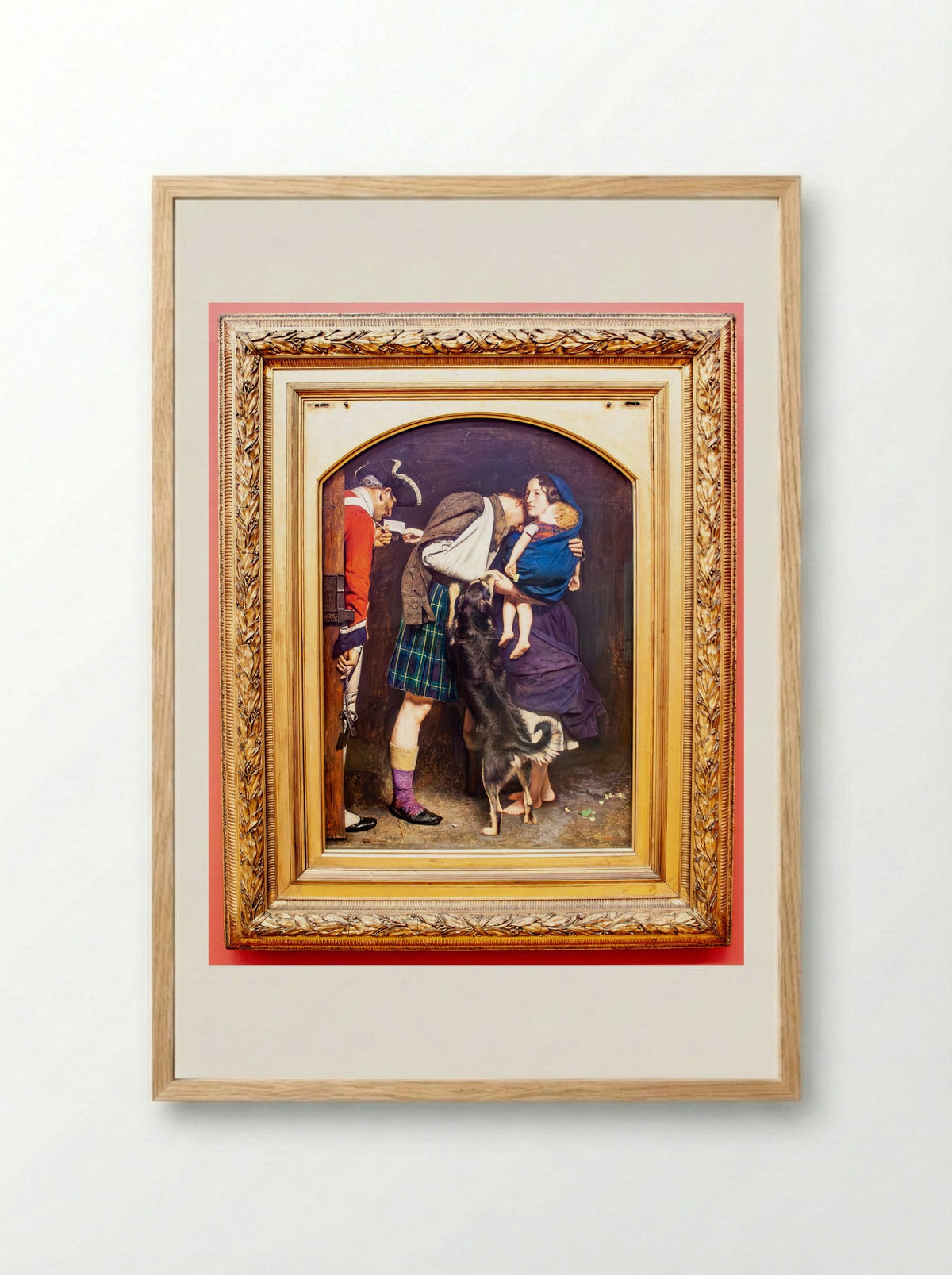 The Order of Release, 1746 - John Everett Millais - Framed Print Wood