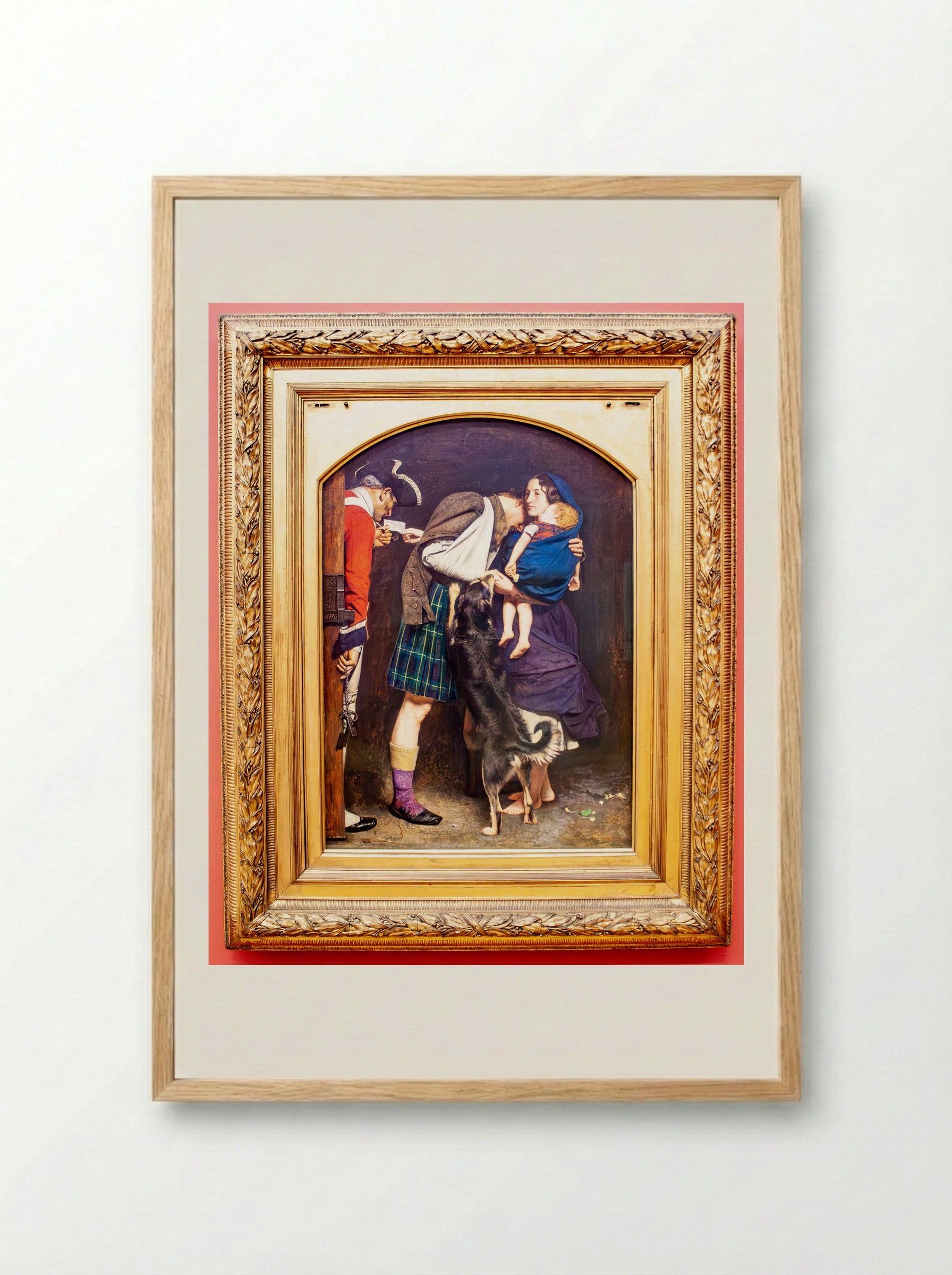 The Order of Release, 1746 - John Everett Millais - Framed Print Wood