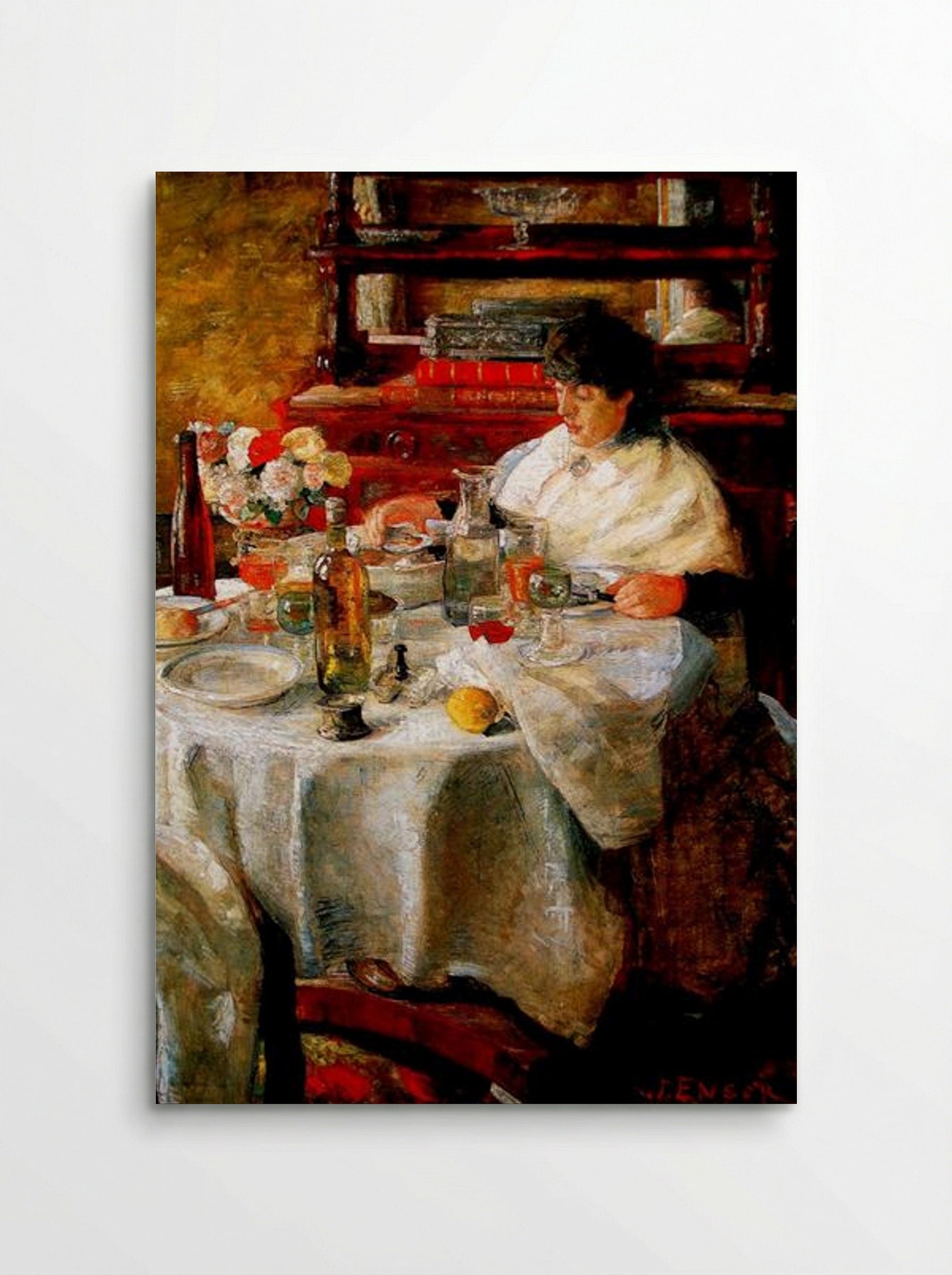 The Oyster Eater - James Ensor - Poster