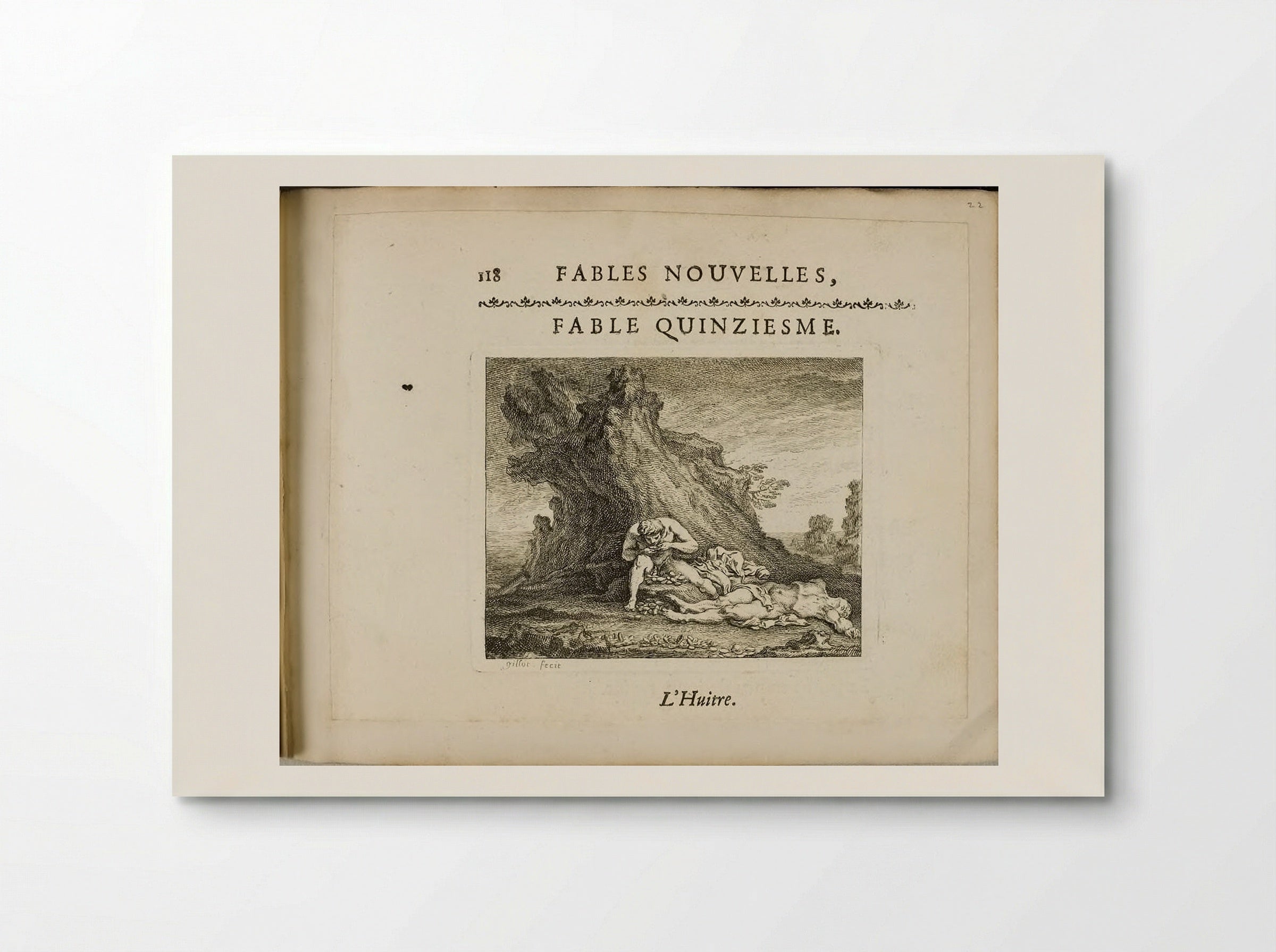 The Oyster - Claude Gillot - Poster