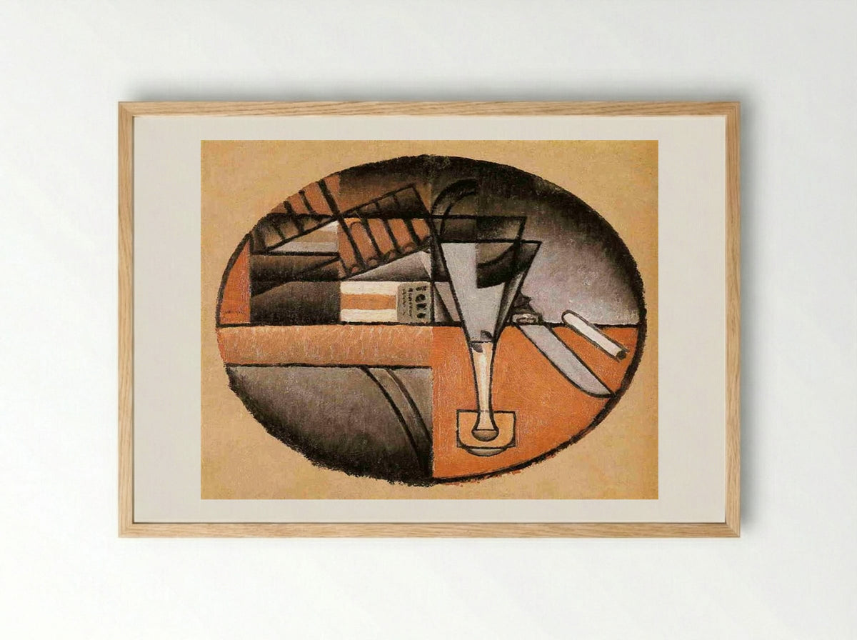 The Packet of Cigars - Juan Gris - Framed Print Wood
