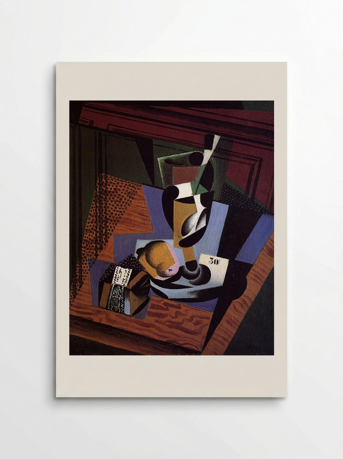 The Packet of Tobacco - Juan Gris - Poster