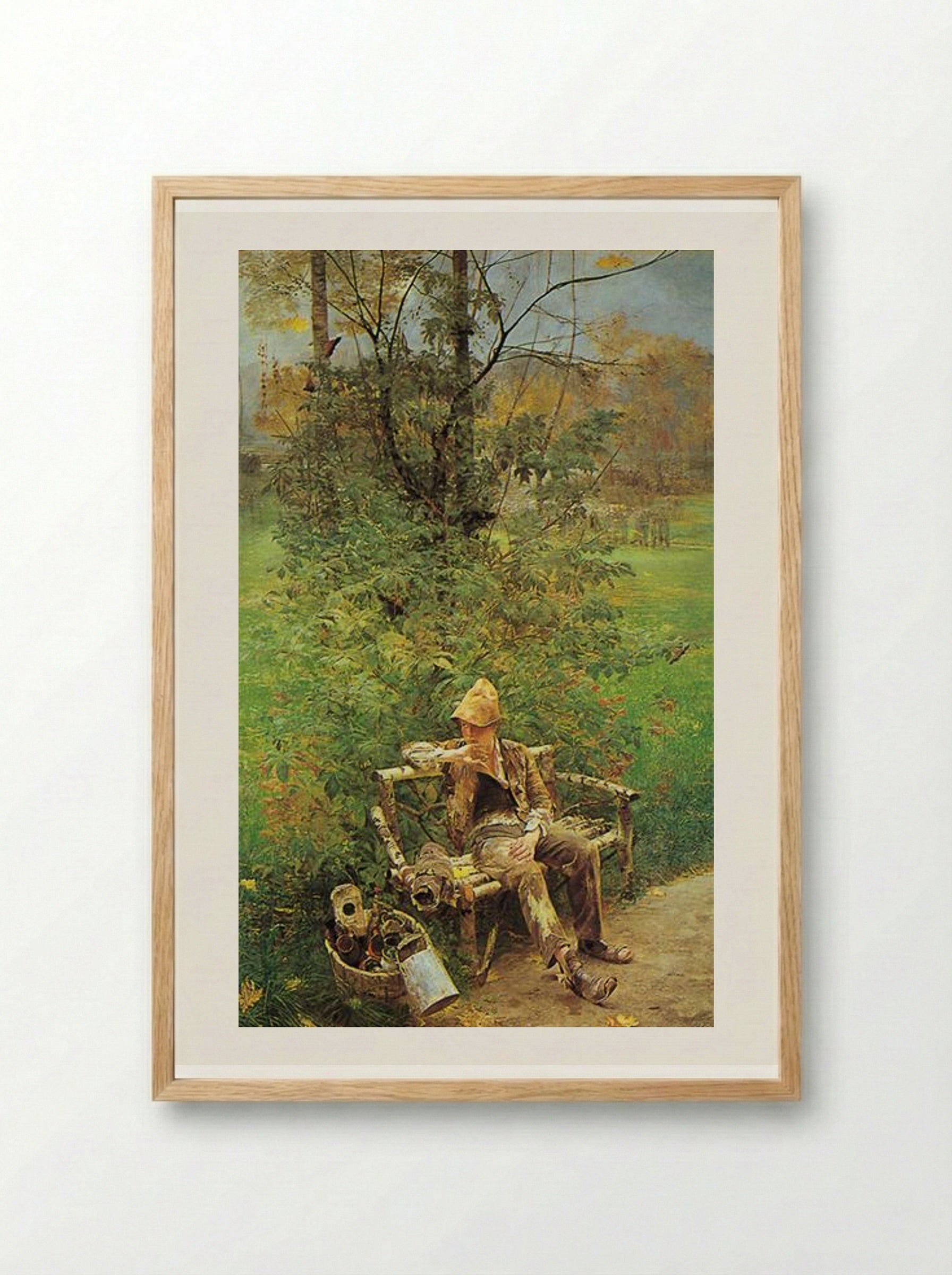 The Painter Boy - Jacek Malczewski - Framed Print Wood
