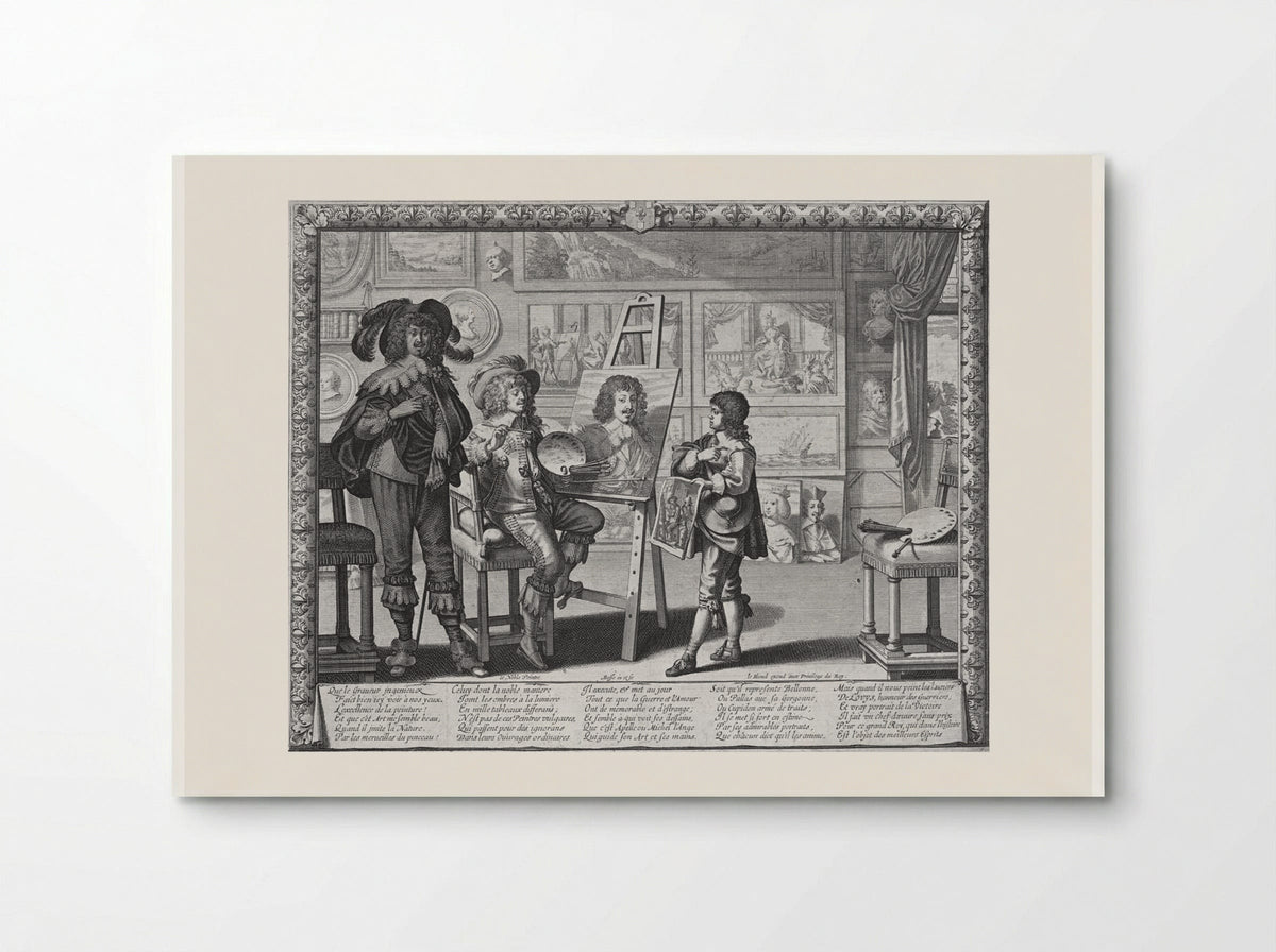 The Painter in His Studio - Abraham Bosse - Poster