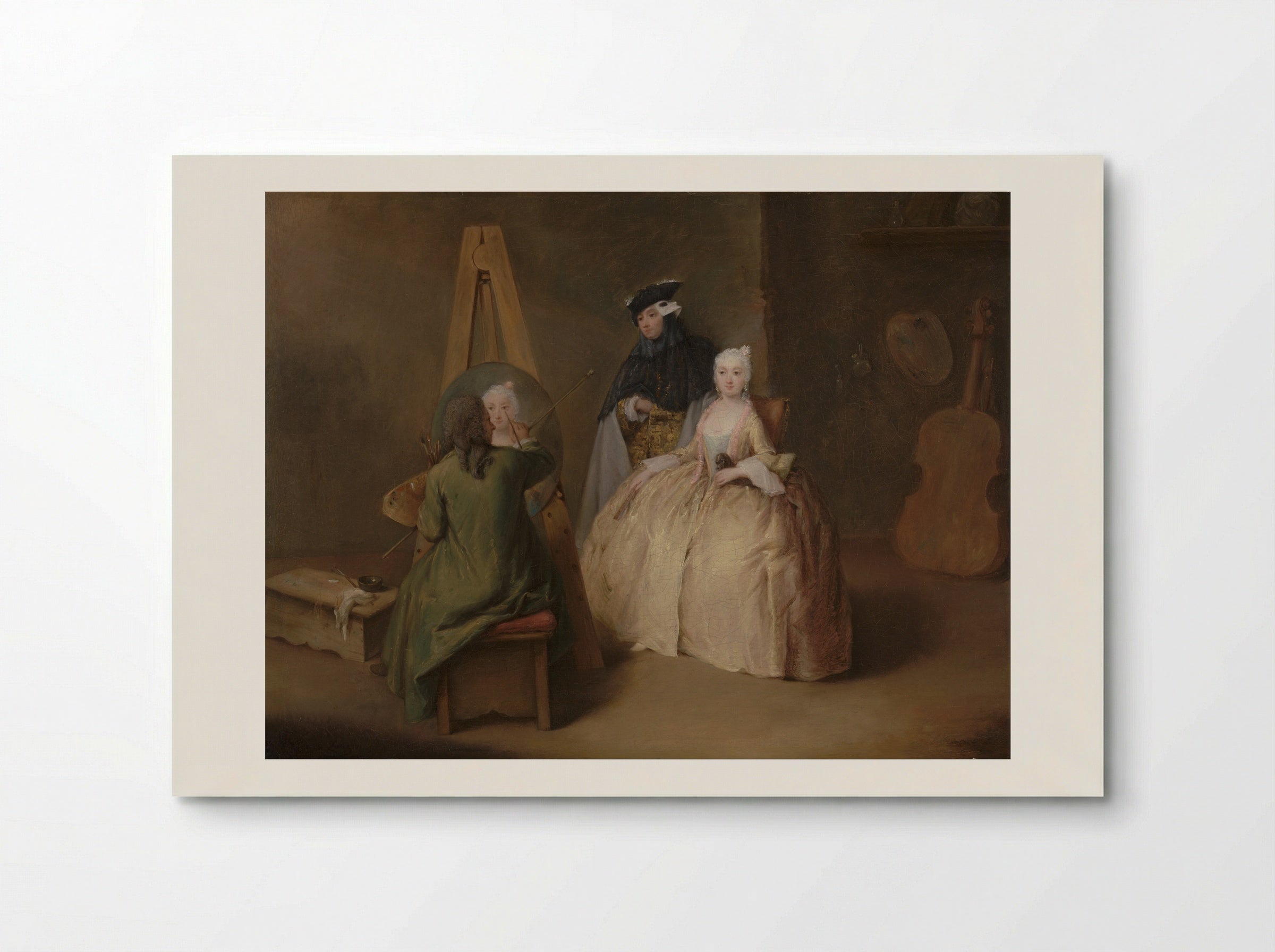 The Painter in his Studio - Pietro Longhi - Poster
