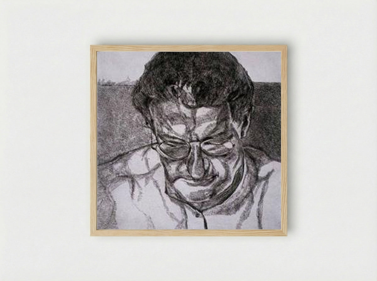 The Painter's Doctor - Lucian Freud - Framed Print Wood