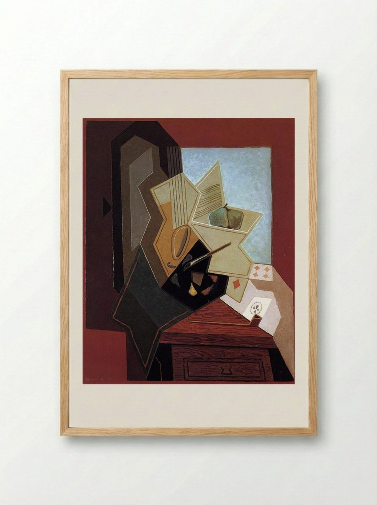 The Painter's Window - Juan Gris - Framed Print Wood