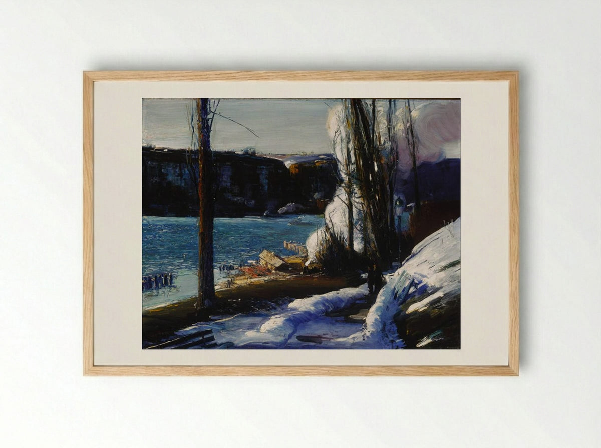 The Palisades - George Bellows - Framed Print Wood