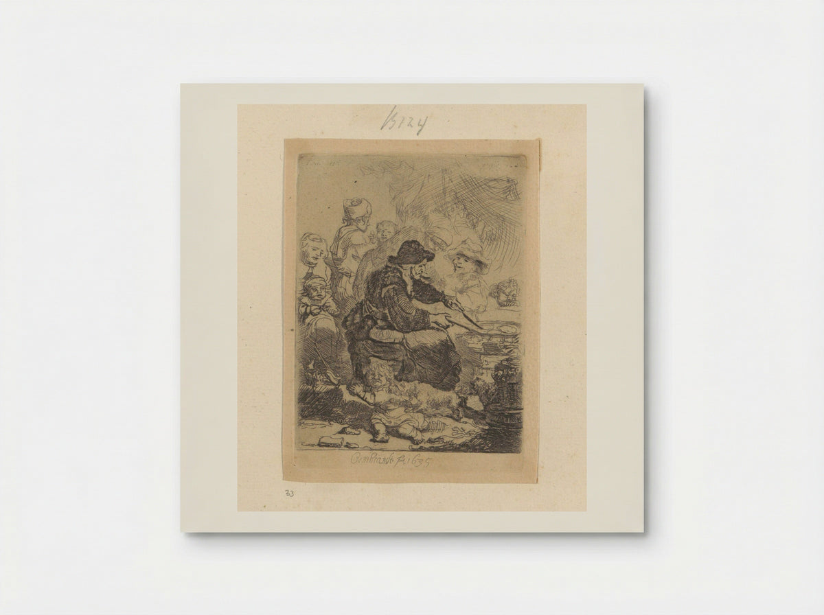 The Pancake Baker - Rembrandt van Rijn - Poster