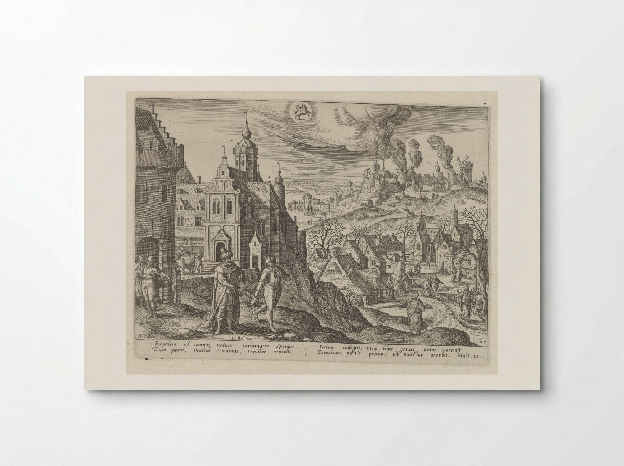 The Parable of the Kingdom of Heaven - Adriaen Collaert - Poster
