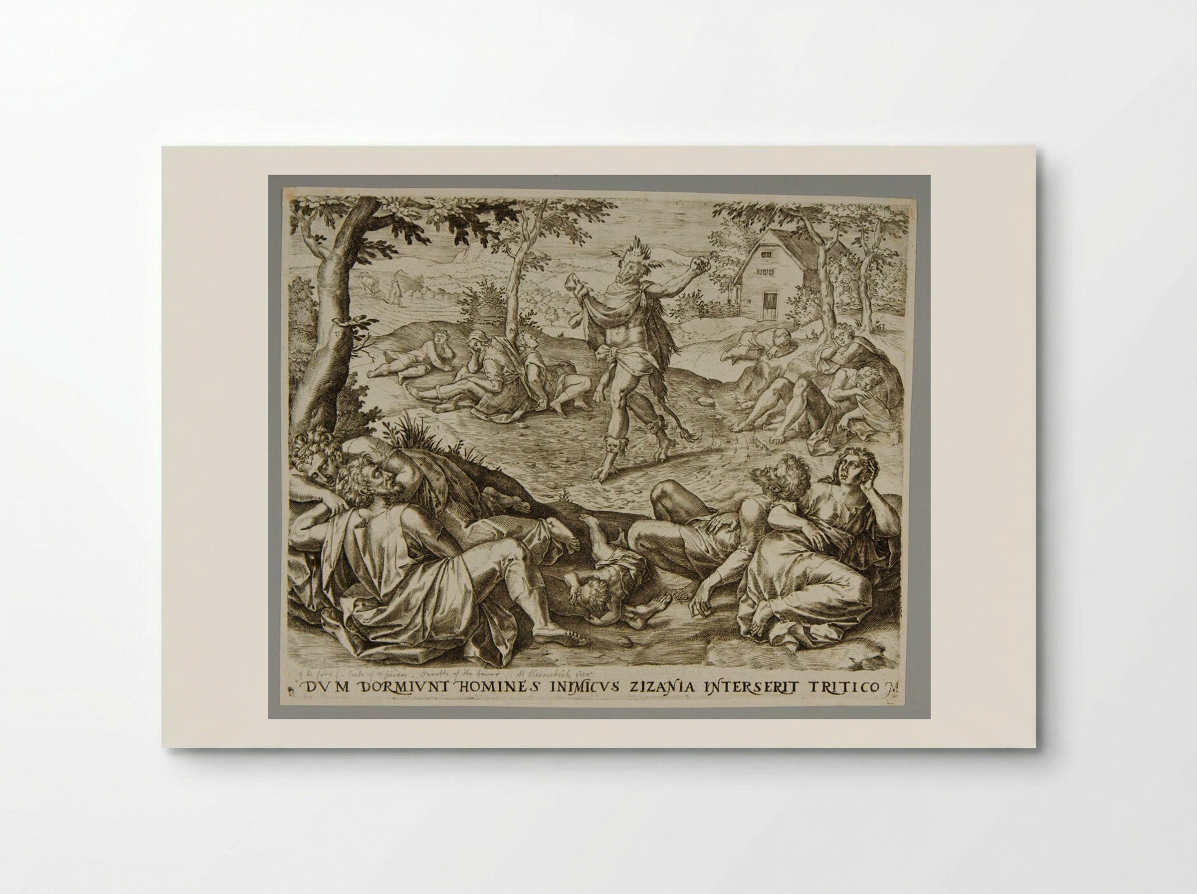 The Parable of the Sower, Plate I - Gerard de Jode - Poster