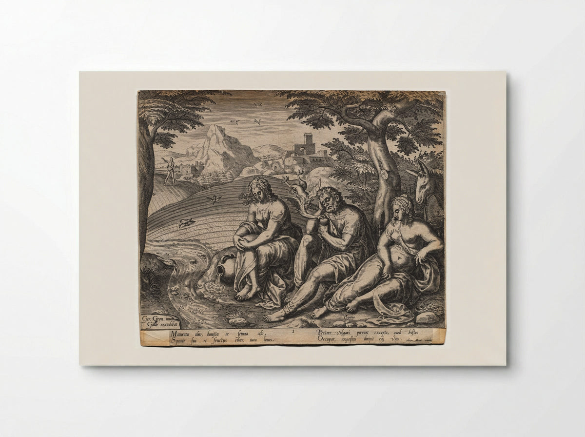 The Parable of the Sower and the Seed: The Seed Falling by the Way Side - Gerard van Groeningen - Poster
